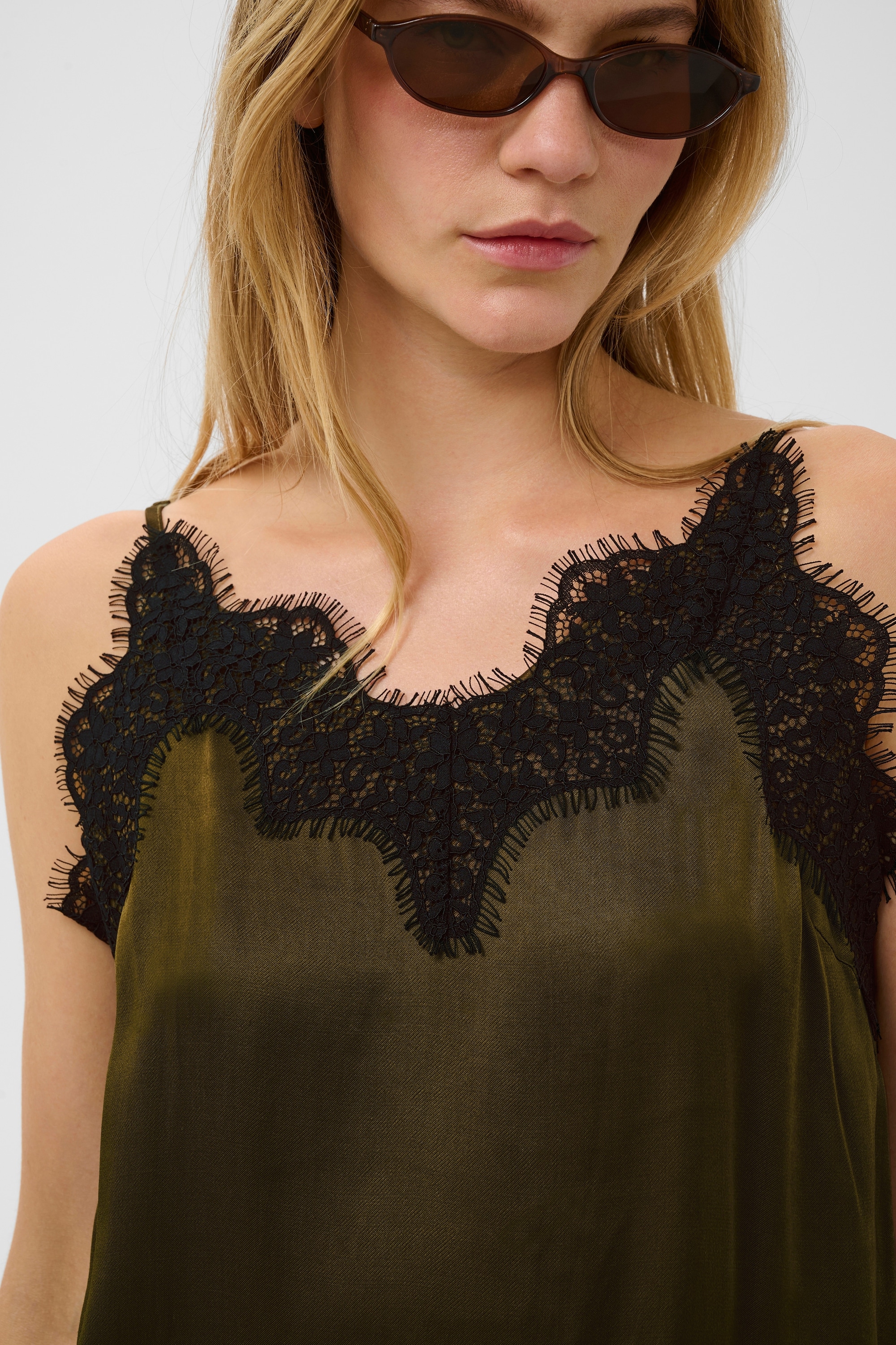 SOAKED IN LUXURY Kurzarmbluse »Bluse kurzarm SLIrini«