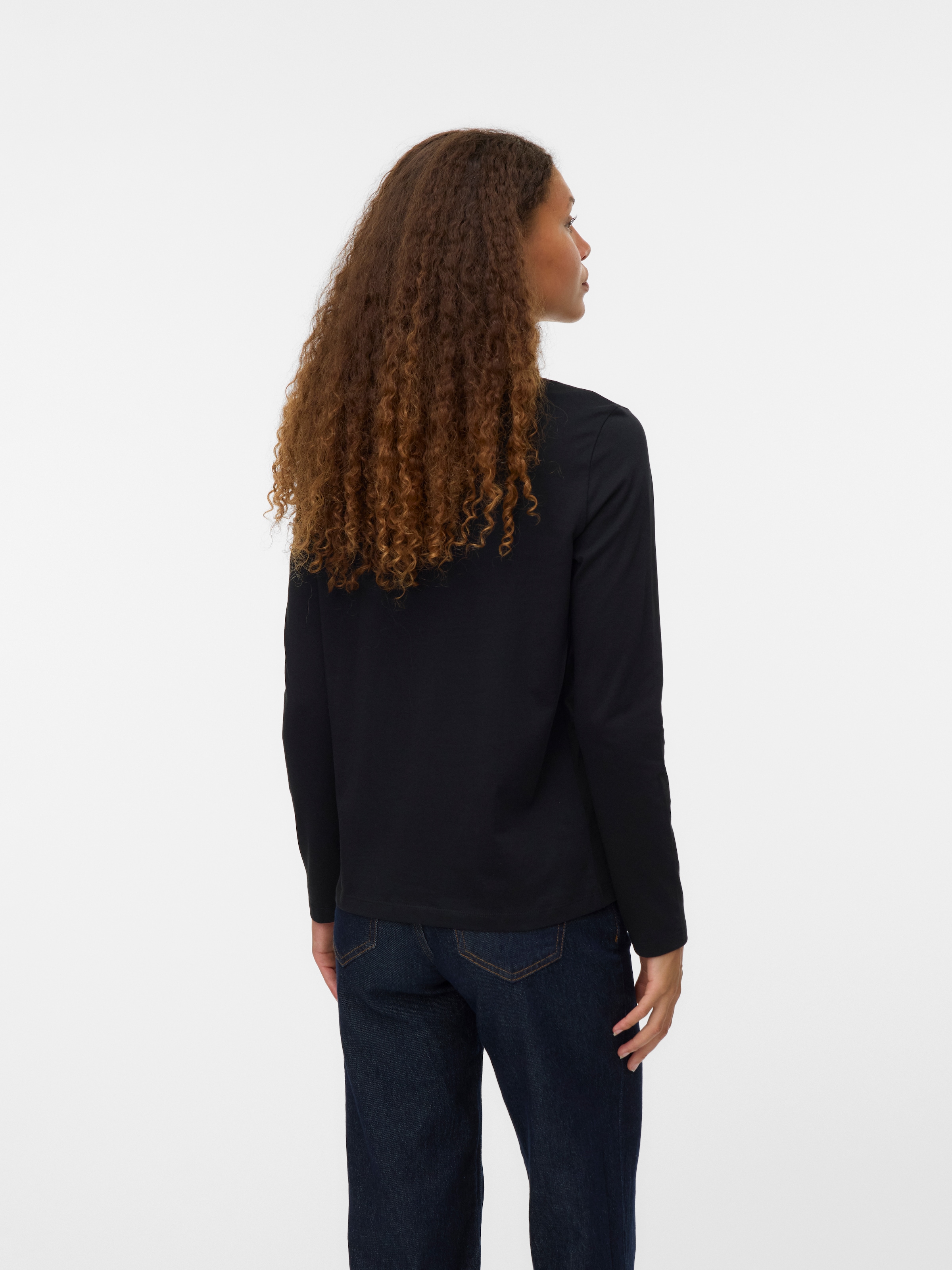 Vero Moda Langarmshirt »VMPAULINA LS T-SHIRT GA JRS NOOS«