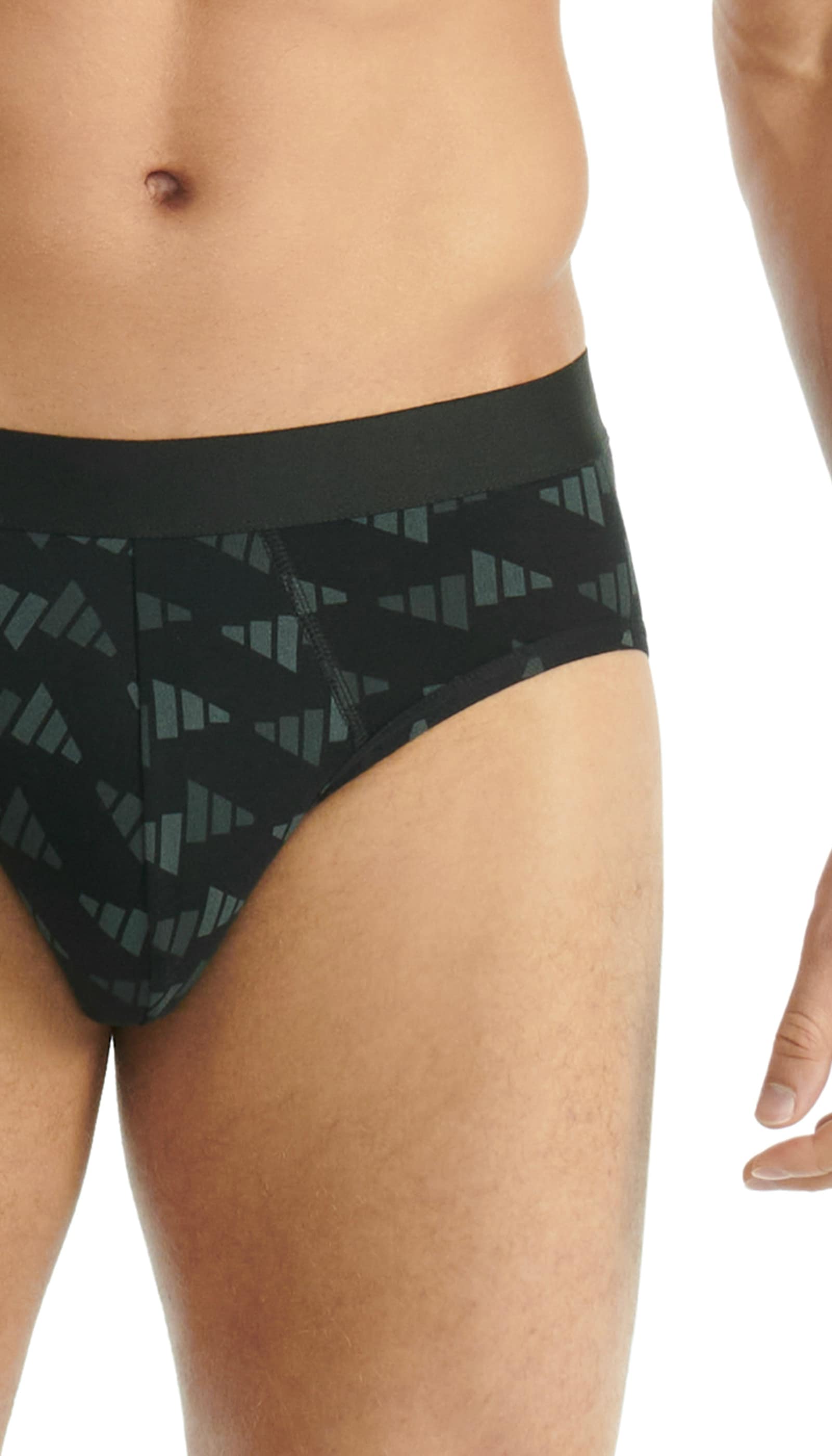 adidas Sportswear Slip »Active Flex Cotton« 3er Pack,  elastisch, Logo-Bund, scheuerfreies Tragegefühl, ohne Eingriff