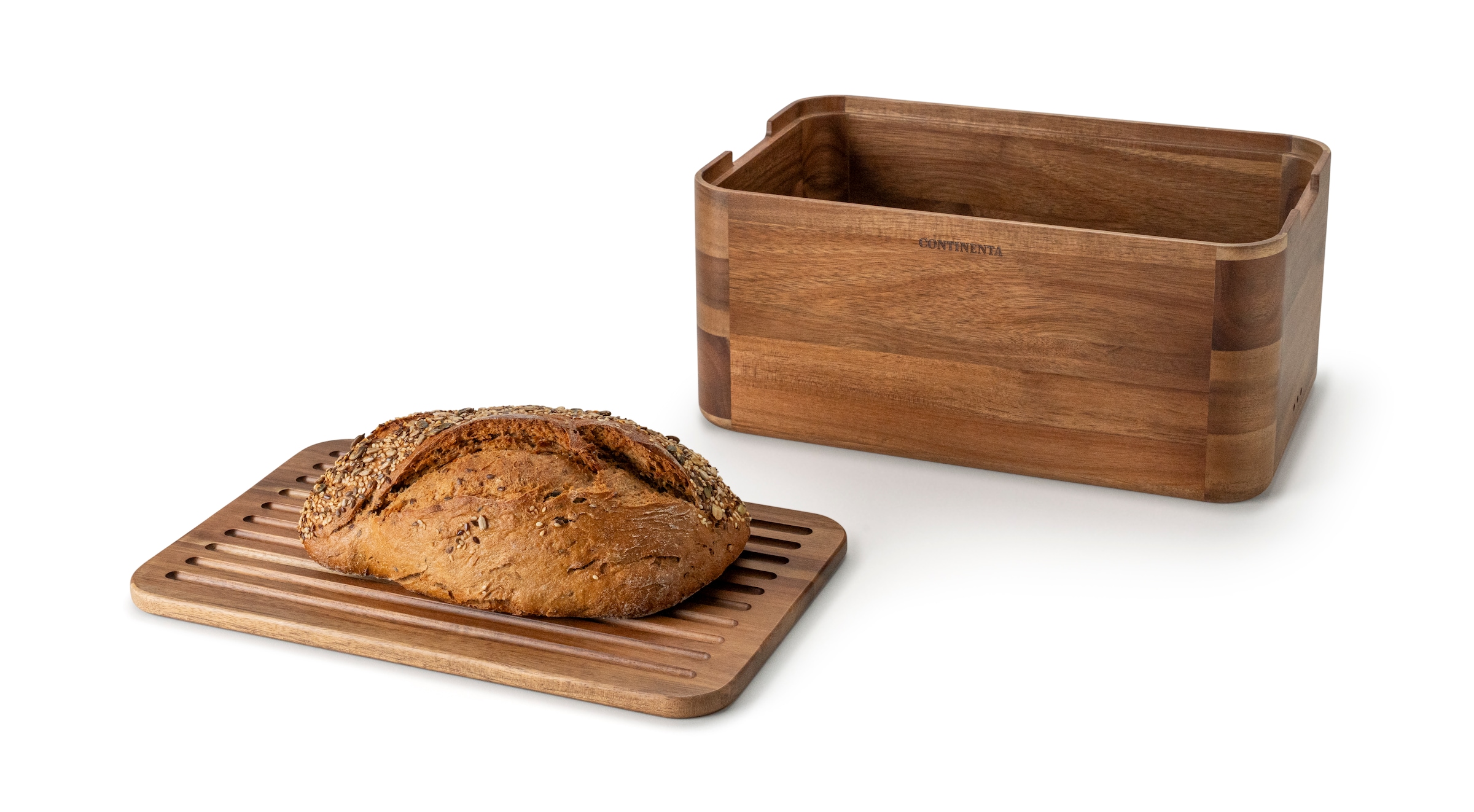 Continenta Brotkasten »Brotbox aus Akazienholz«