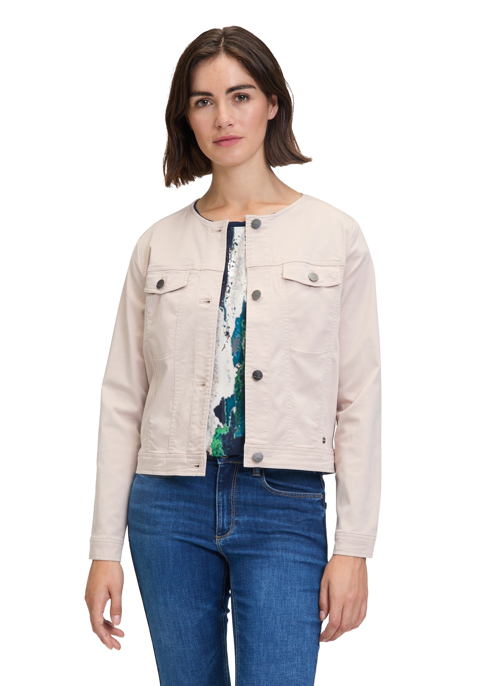 Betty&Co Jeansblazer »Jeansjacke langarm«