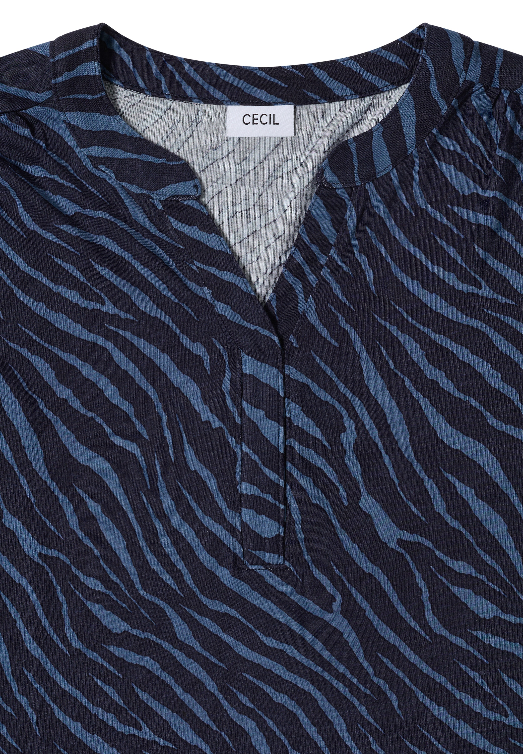 Cecil 3/4-Arm-Shirt, mit All-Over Print