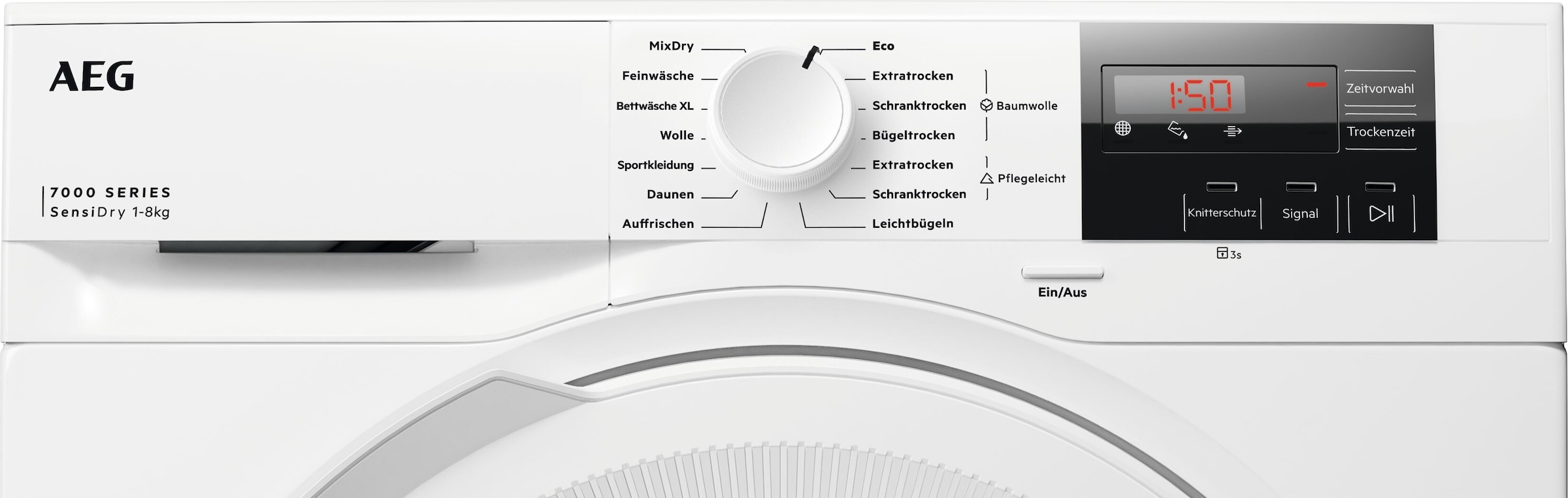 AEG Wärmepumpentrockner »TR7T50580« 7000 SensiDry® Wärmepumpentrockner: schonend trocknen & Energie sparen