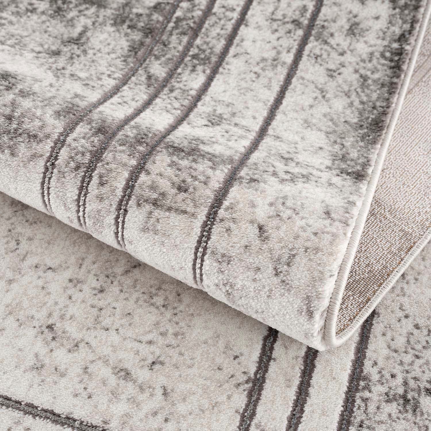 Carpet City Teppich »Noa 9341« rund 11 mm Höhe Kurzflor, Modern, Weicher For, Pflegeleicht