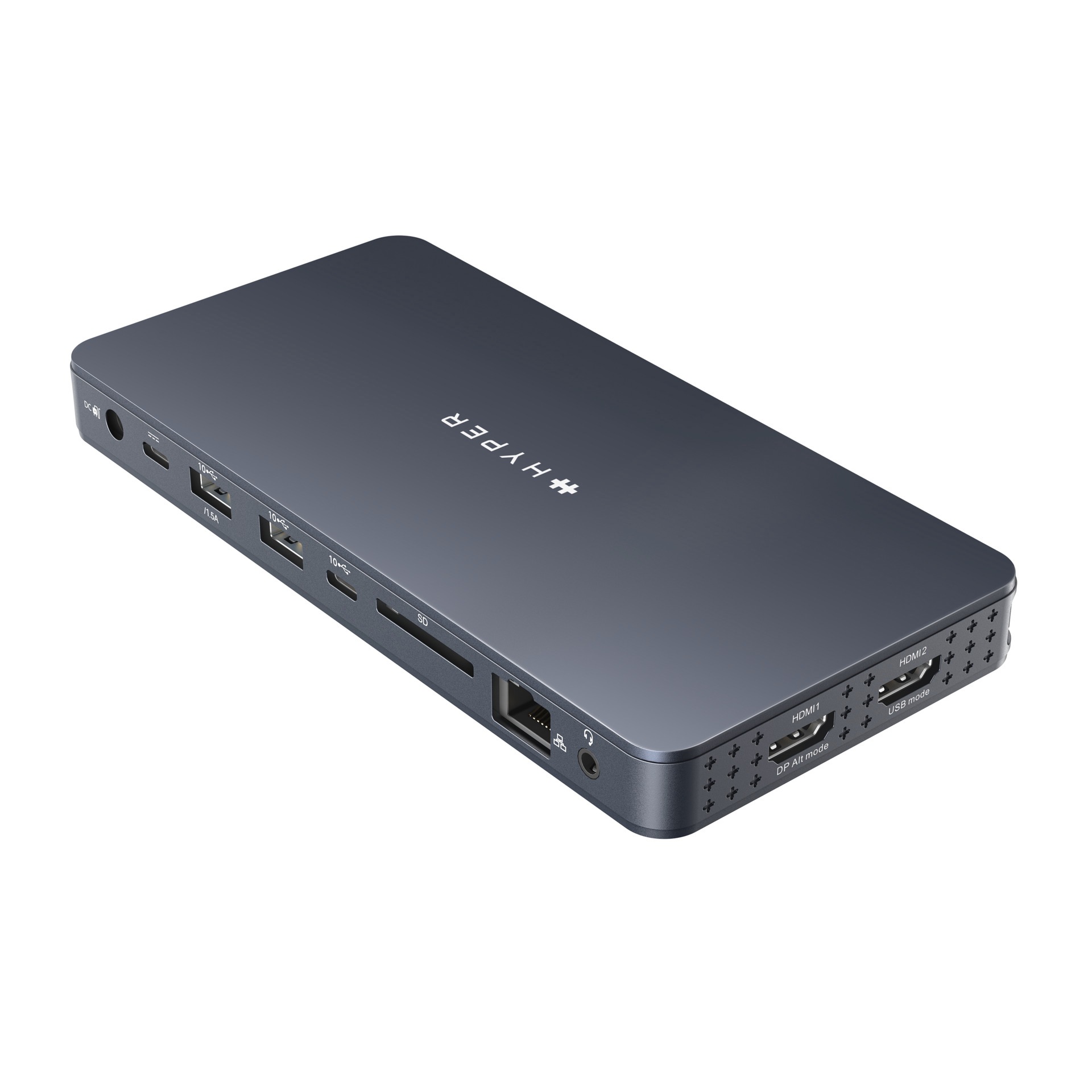 Targus USB-Verteiler »HyperDrive Universal USB-C 10-in-1 Dual HDMI Docking Station«