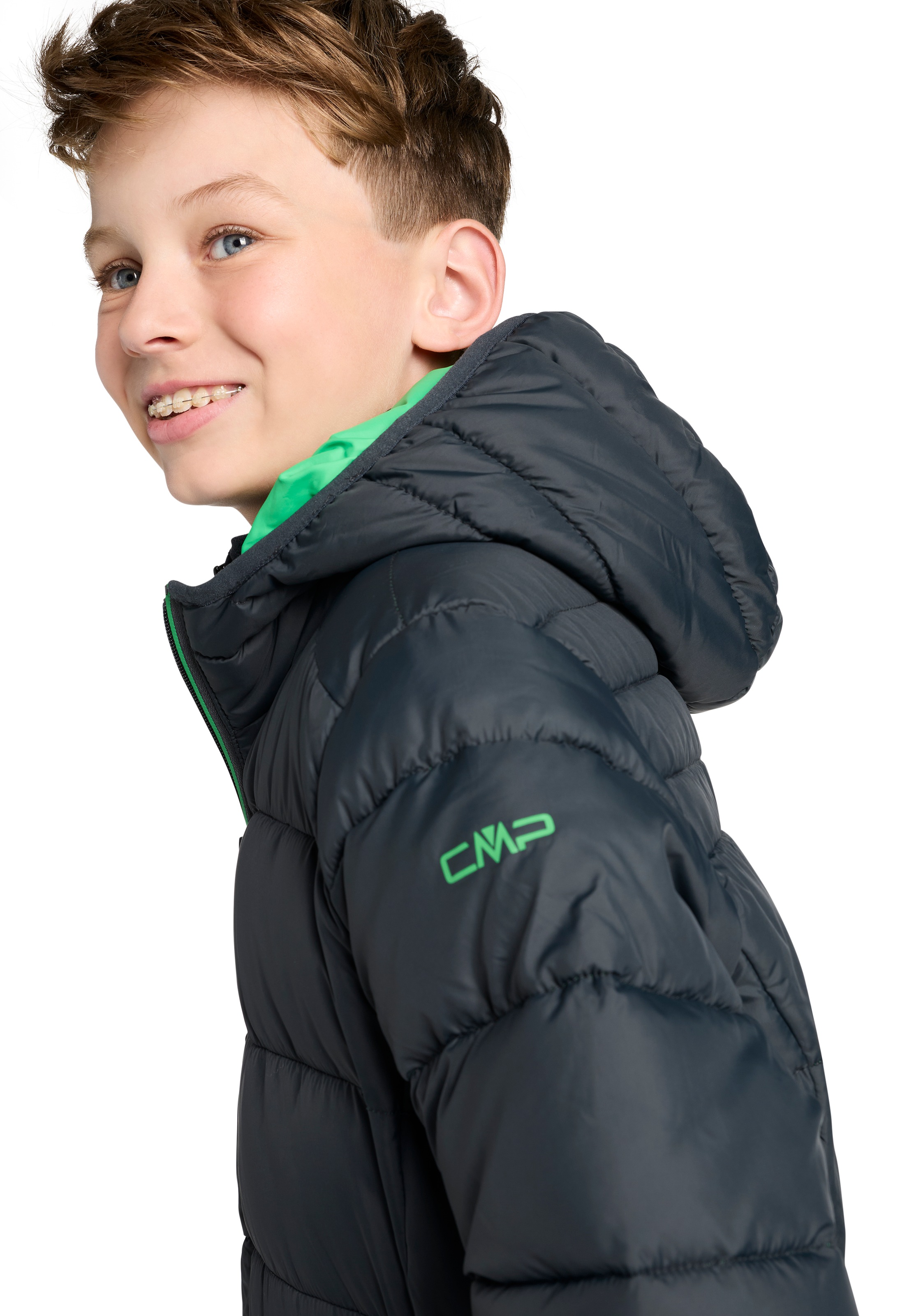 CMP Steppjacke, (1 St.), mit Kapuze, für Kinder