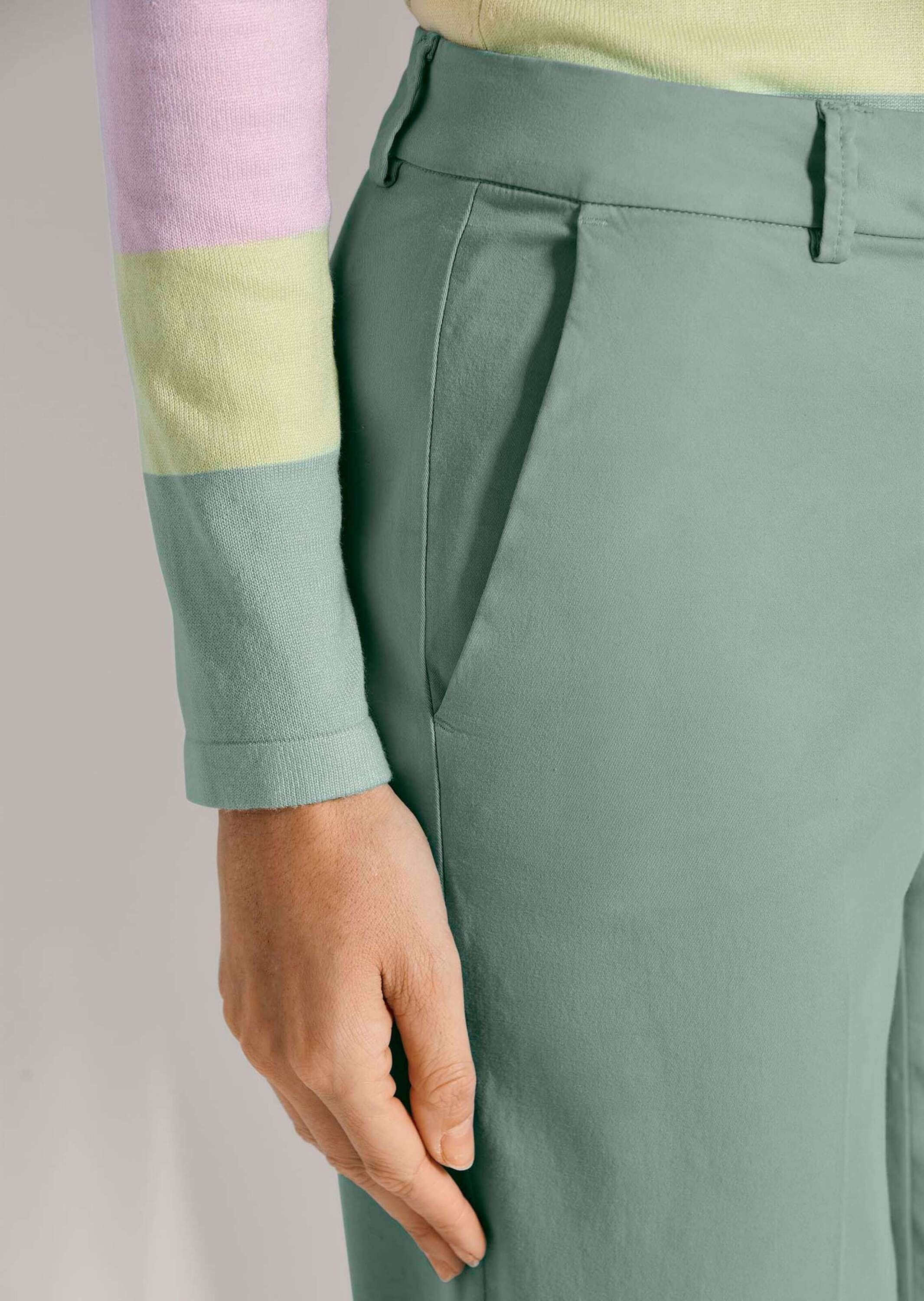 MADELEINE Caprihose »Hose Weite 7/8-Hose mit Bügelfalten«