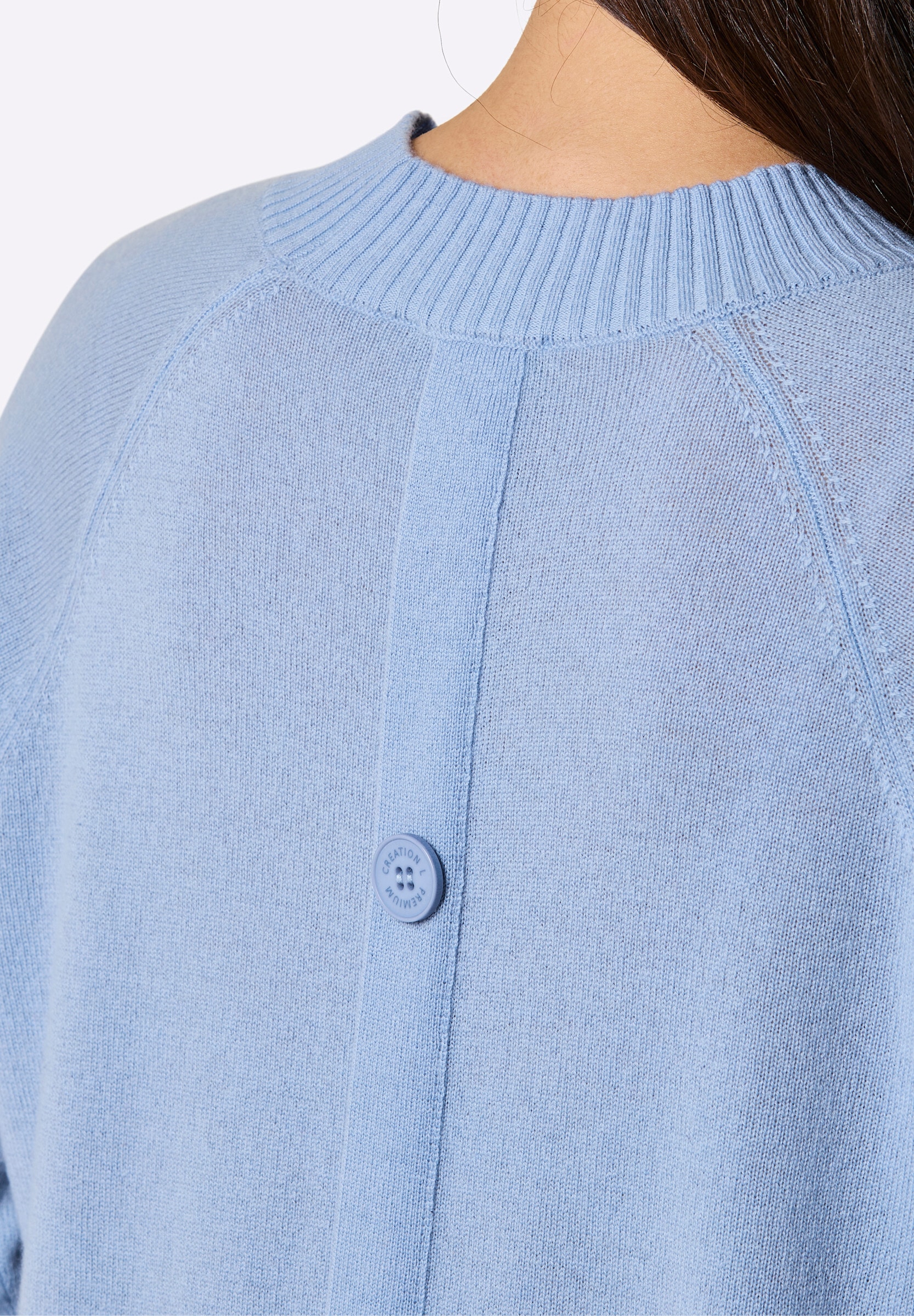 creation L Rundhalspullover »Merino-Kaschmir-Pullover Stehkragenpullover«