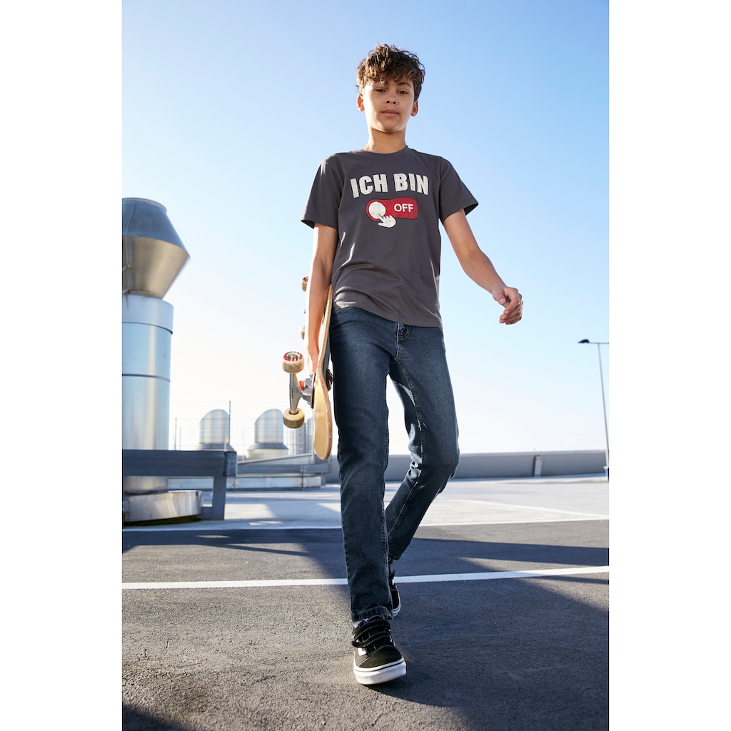 KIDSWORLD Stretch-Jeans »für Jungen«, mit schmalem Bein