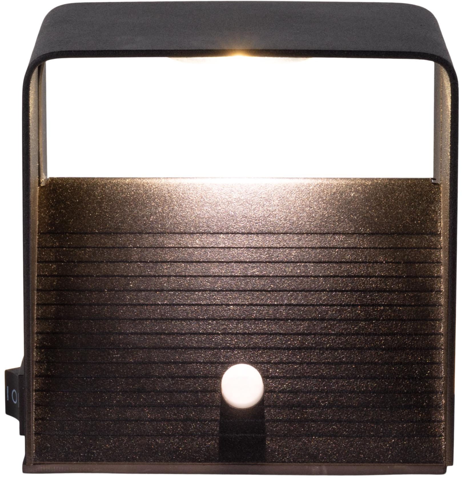 näve LED Wandleuchte »Cube« LED-Modul 1 Stk. Warmweiß Akku, magnetisch, Bewegungssensor, Memory, USB-C, Kippschalter