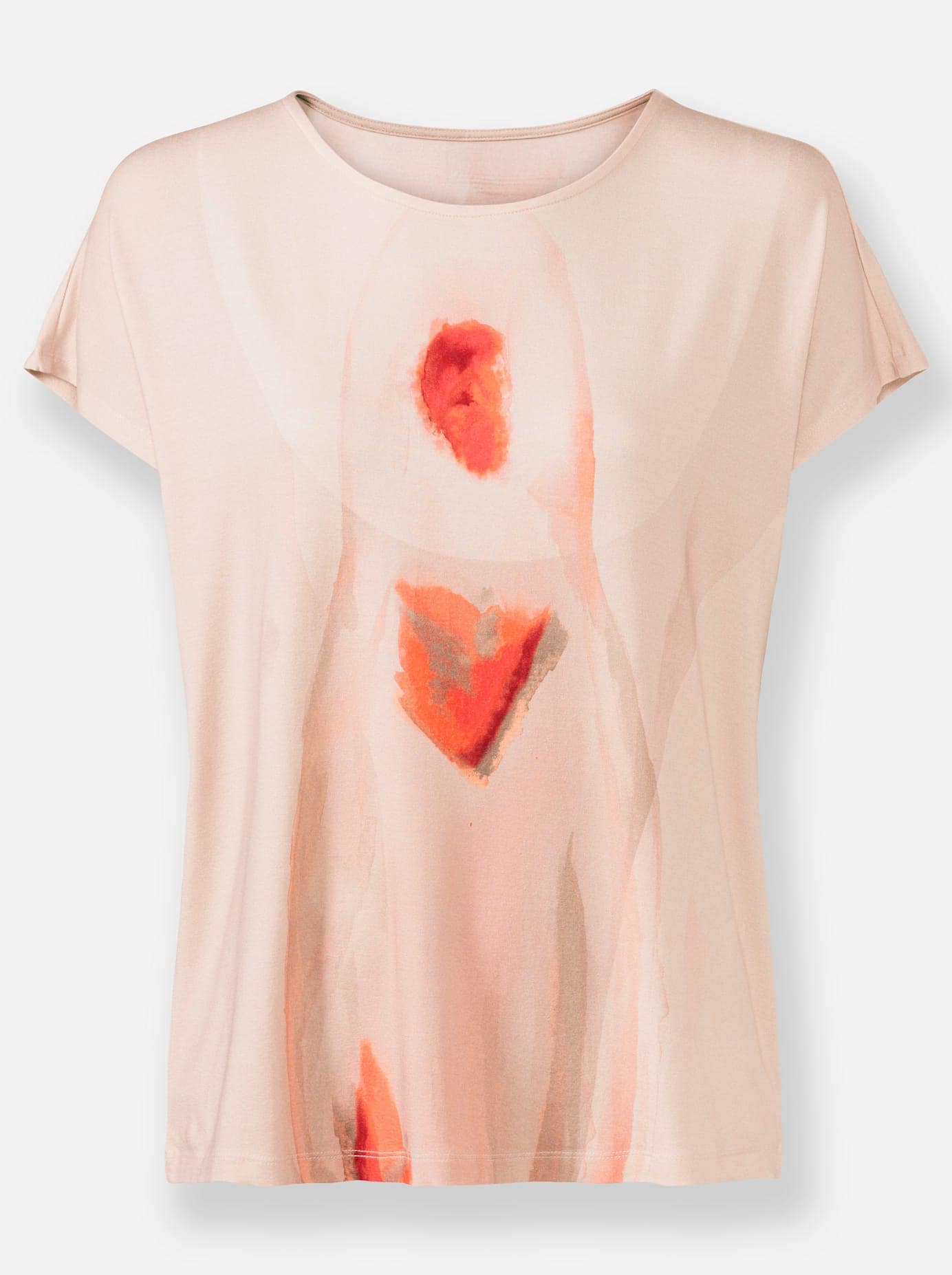 heine Kurzarmshirt »Druck-Shirt«, (1 tlg.)