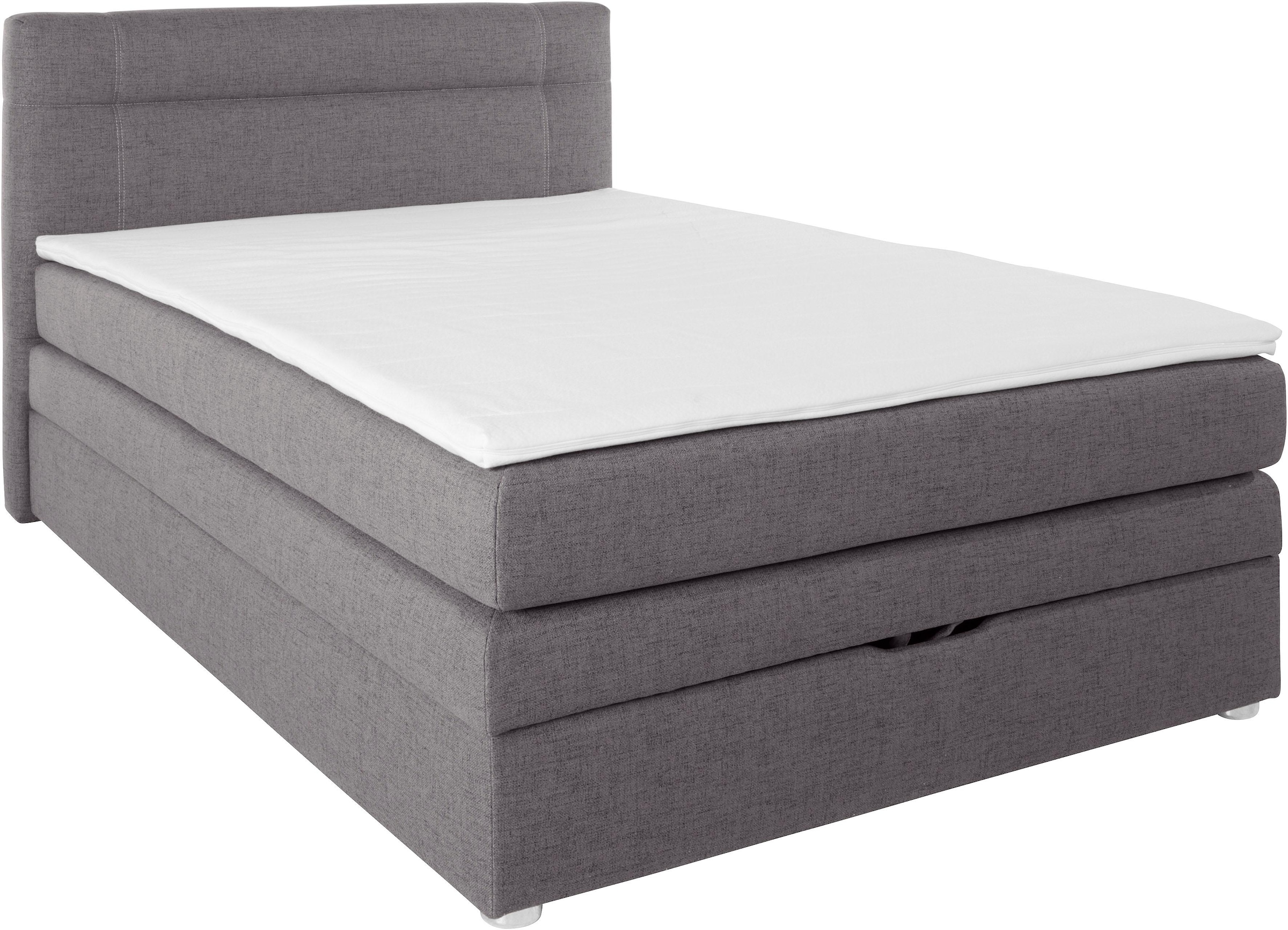 Jockenhöfer Gruppe Boxspringbett »Carmen« mit Bettkasten und Topper, erhältlich in  120 & 140cm Breite