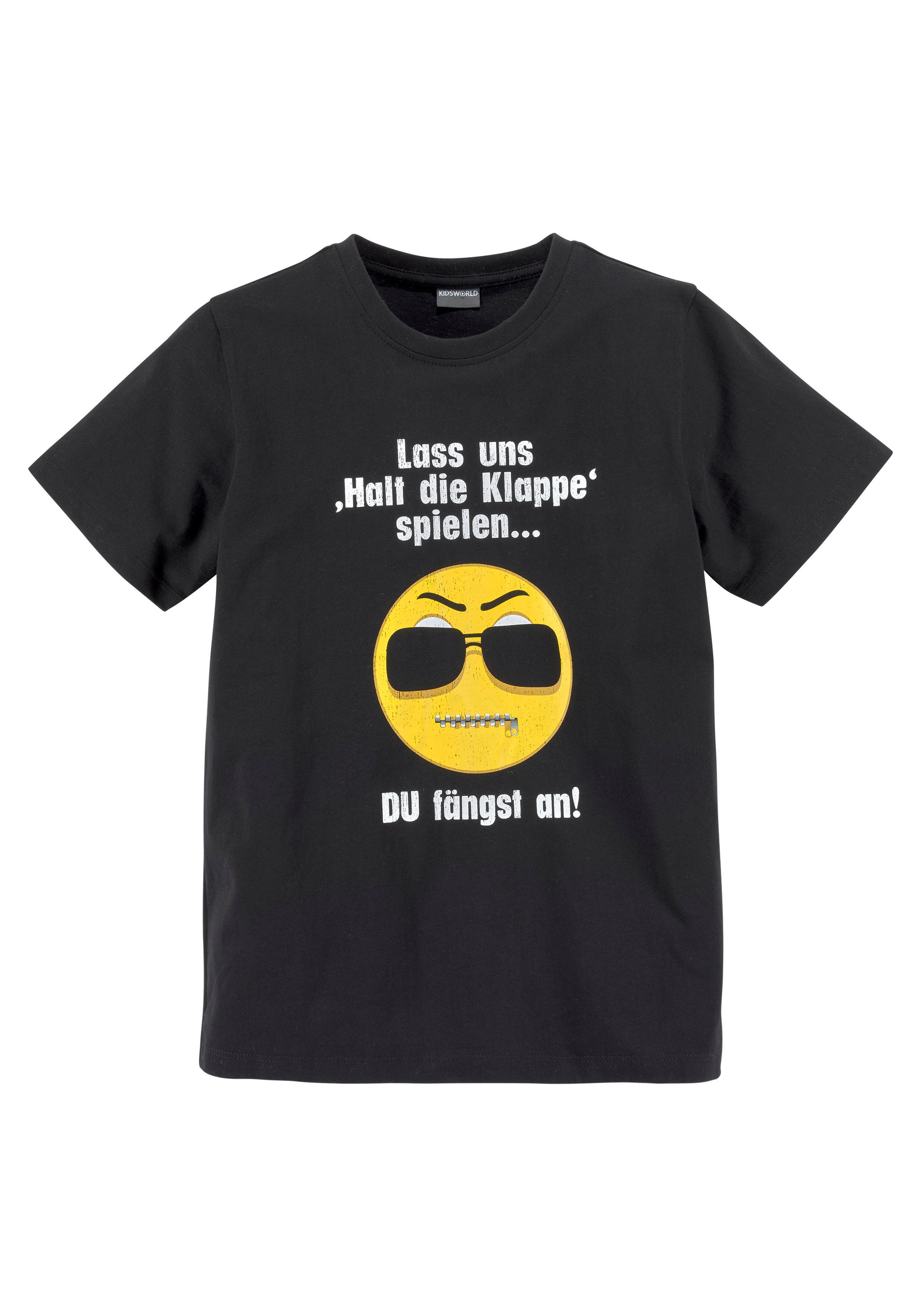 KIDSWORLD T-Shirt »DU FÄNGST AN!«