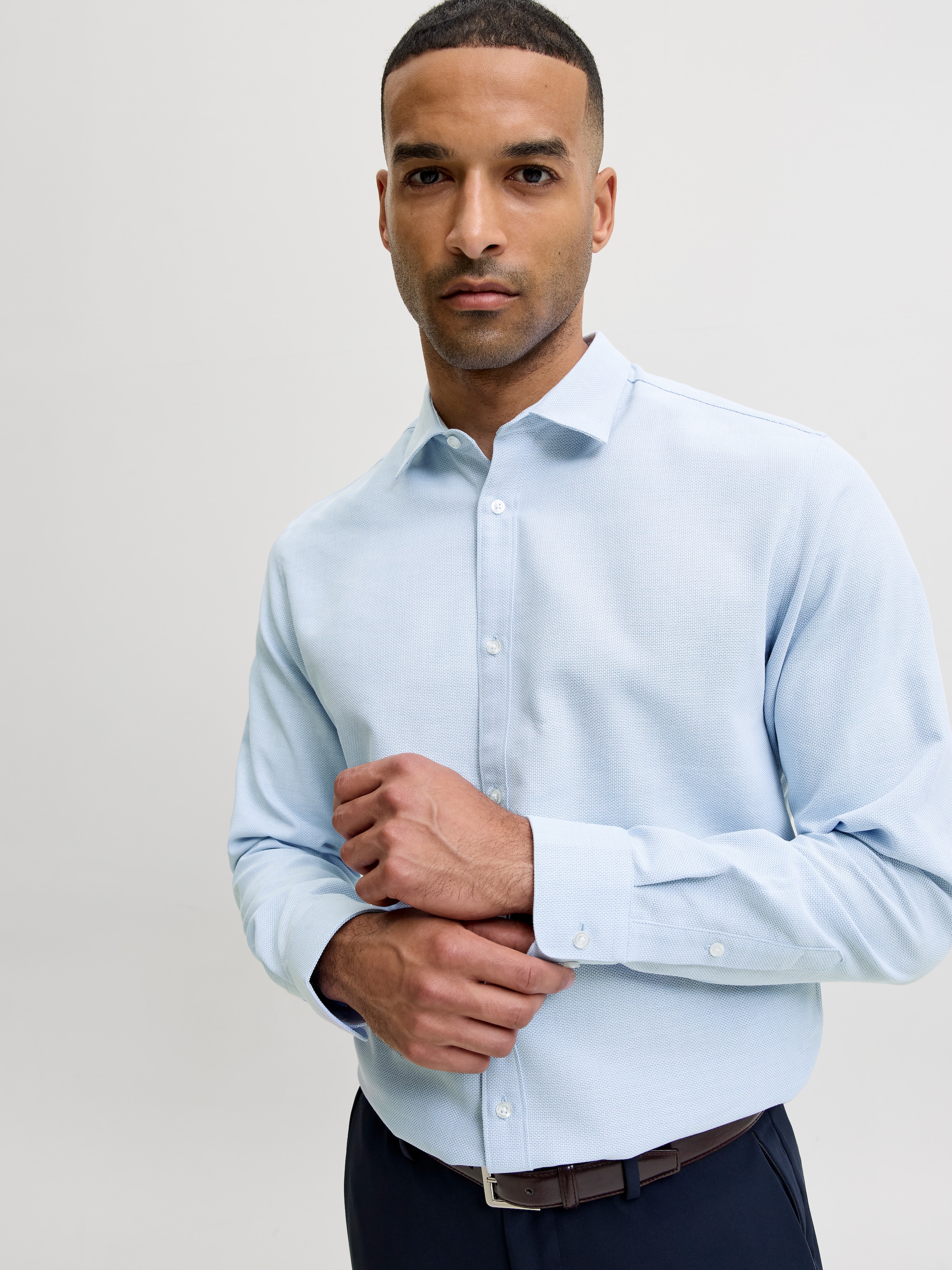 Jack & Jones Langarmhemd »JJJOE STRUCTURE SHIRT L/S«