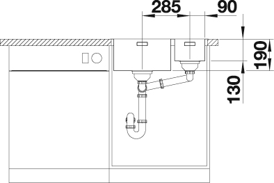 Blanco Küchenspüle »ANDANO 340/180-IF«