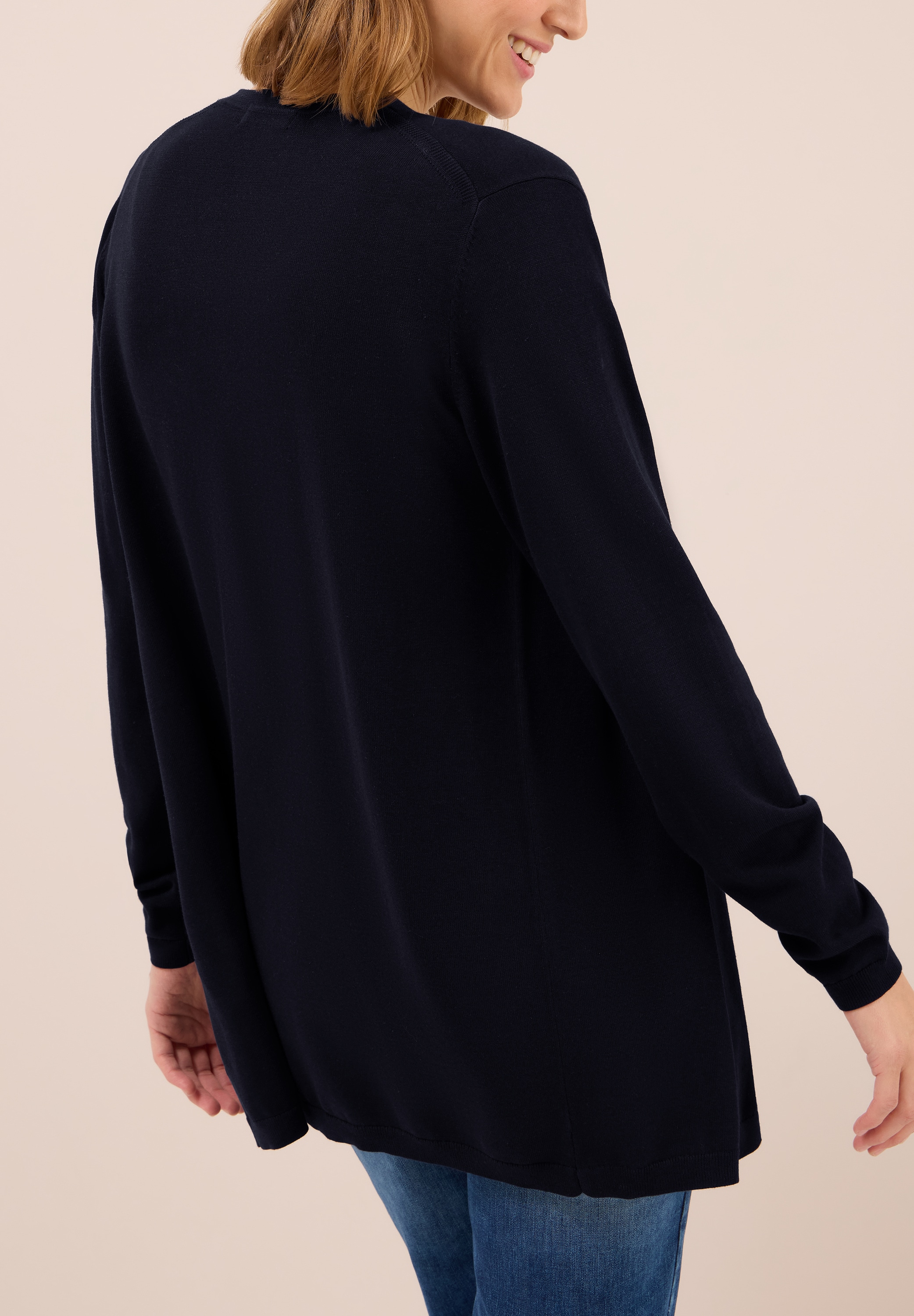 Cecil Longstrickjacke, softe Baumwollmischung