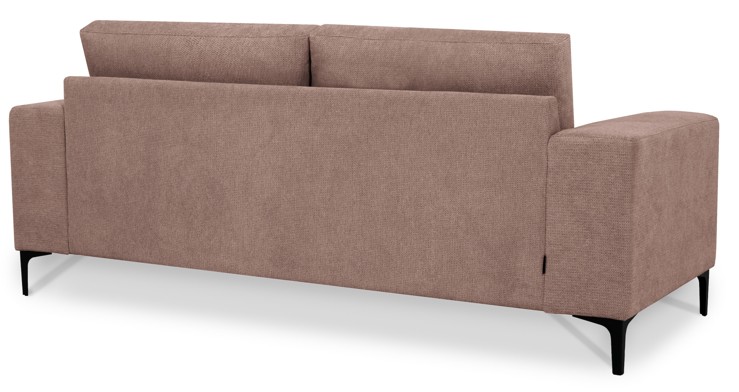 Places of Style 2-Sitzer »Xander«, Breite 164 cm, Webstoff, Soft-Touch Chenille, schwarze Metallfüße