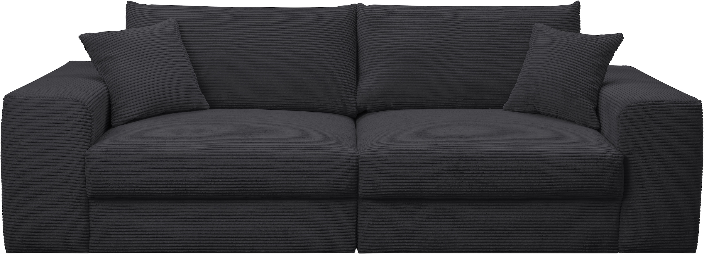 WERK2 Big-Sofa »Rozzana Mega Sofa mit viel Platz, aktuelle Bezüge. Breite 246cm« mit losen Rückenkissen