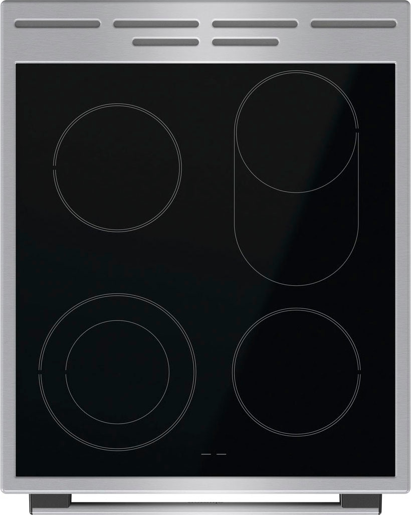 GORENJE Elektro-Standherd »GECS5C«, GECS5C70XPA, mit 2-fach-Teleskopauszug, Aqua Clean