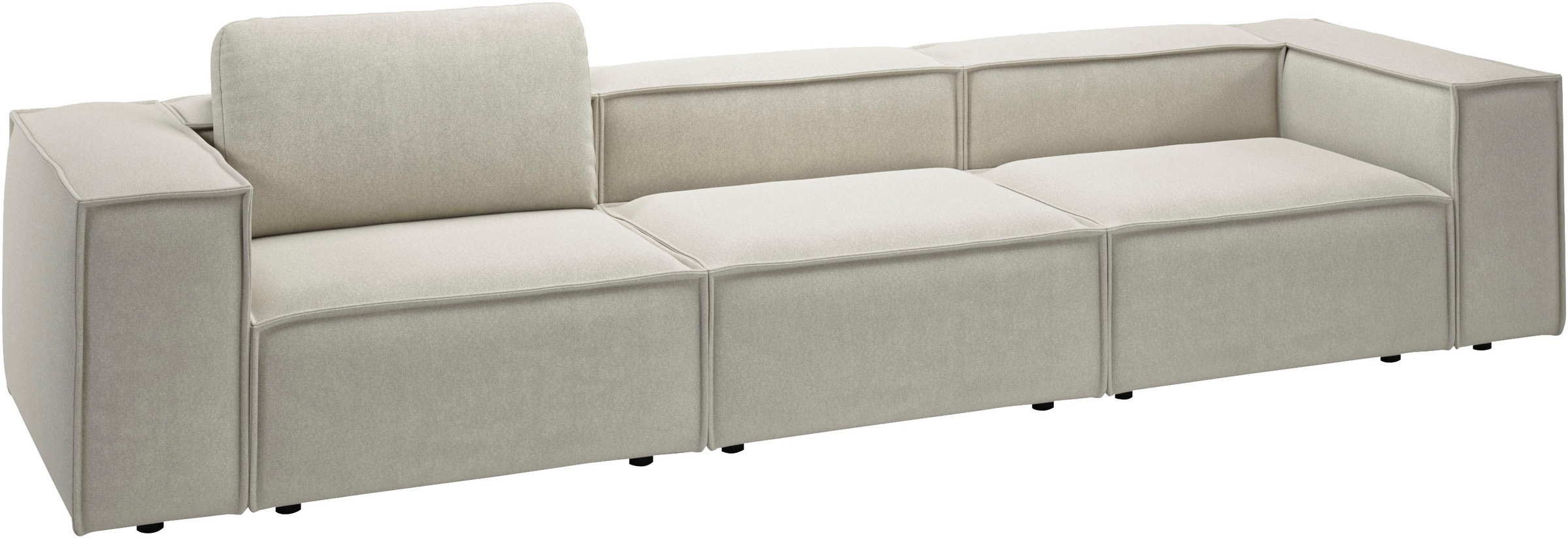 Home affaire 3,5-Sitzer »Watertown, modernes Big-Sofa XXL, 336 cm Breite, auch in Feincord« Riesiges Designersofa mit viel Platz & weichen Bezügen in Trendfarben