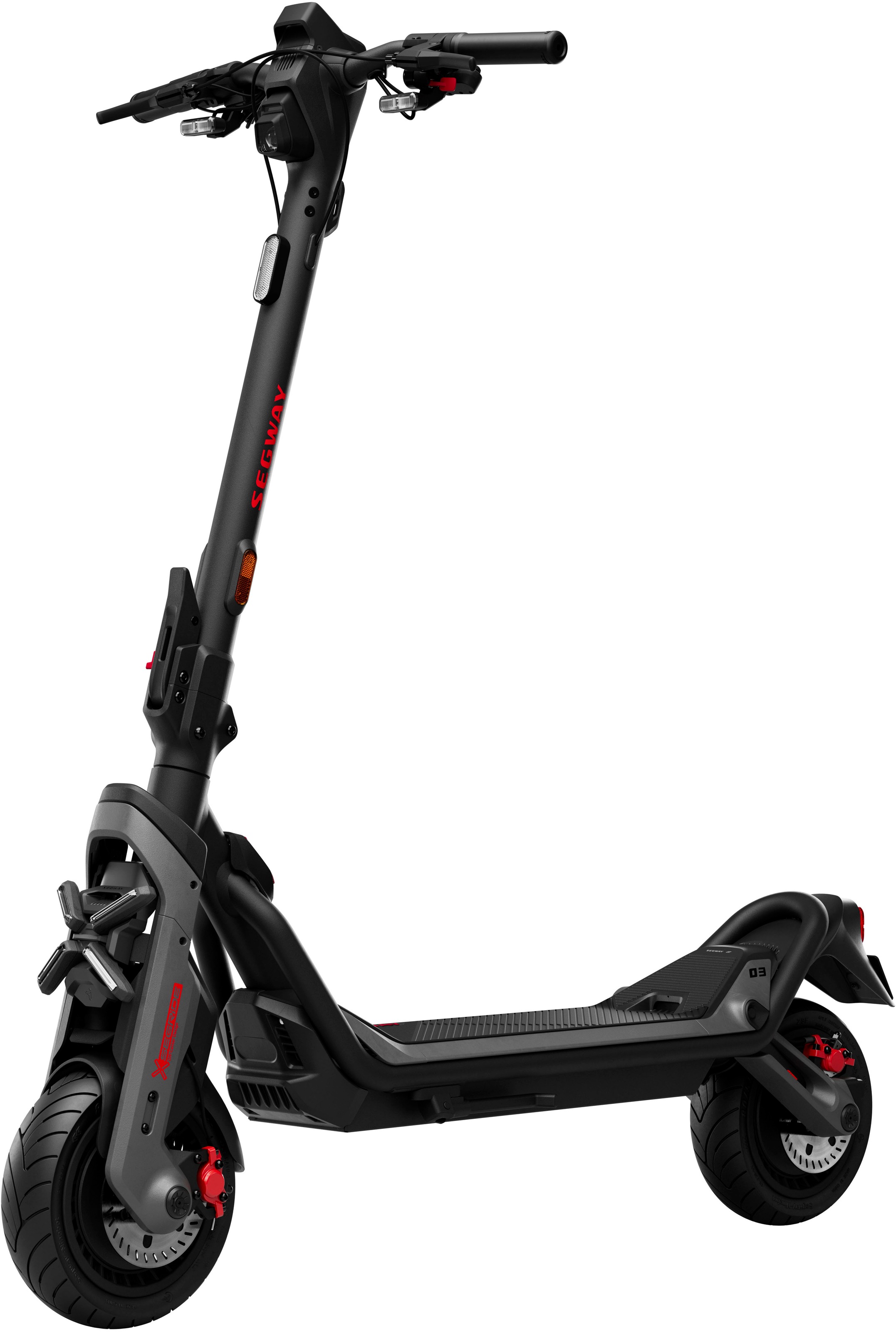 Segway E-Scooter »GT3 D« mit Straßenzulassung, 95 km Eco Modus Reichweite, 150 kg Tragfähigkeit in rot