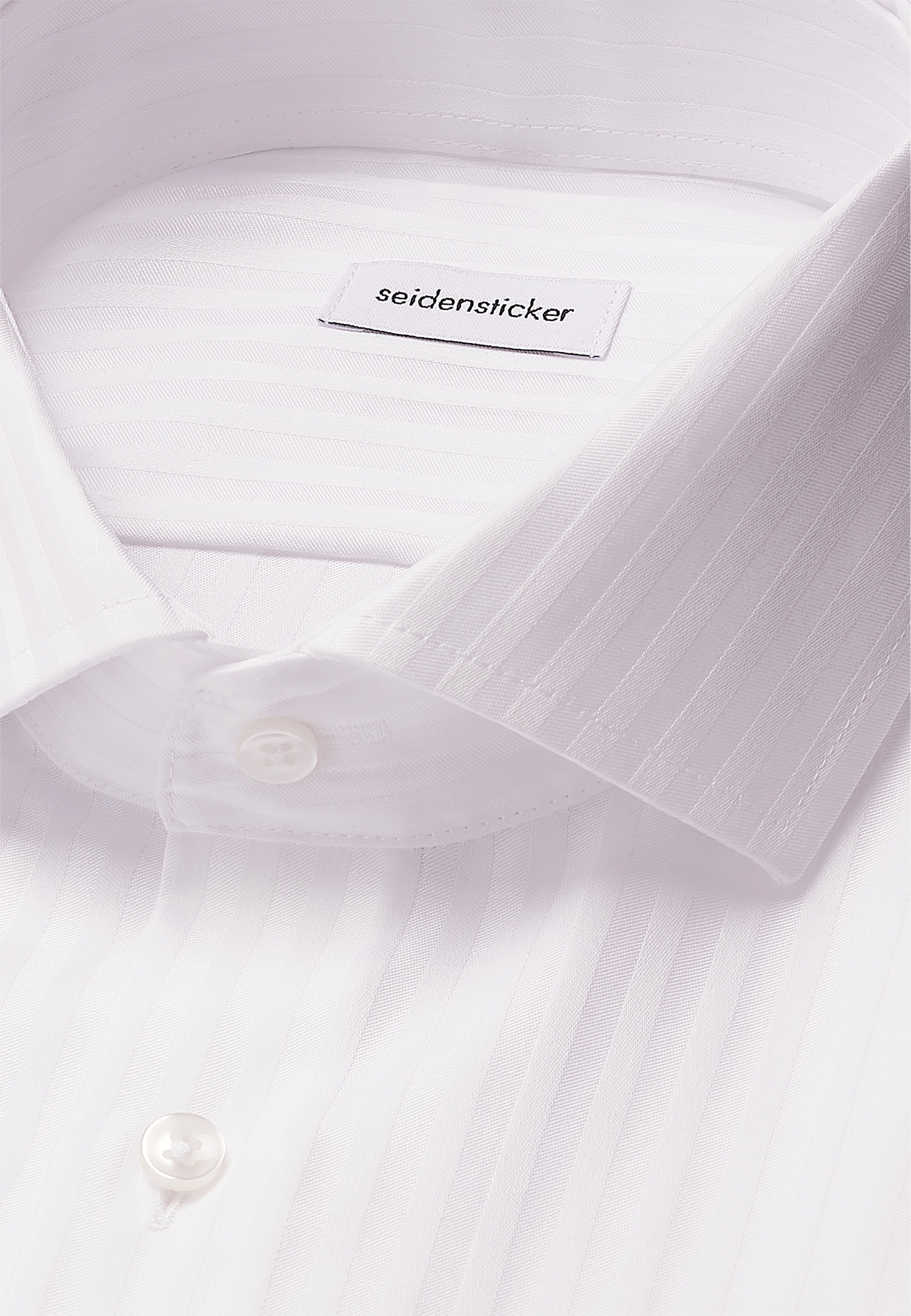 seidensticker Businesshemd »Schwarze Rose«, Slim 1/1 Kentkragen Gestreift
