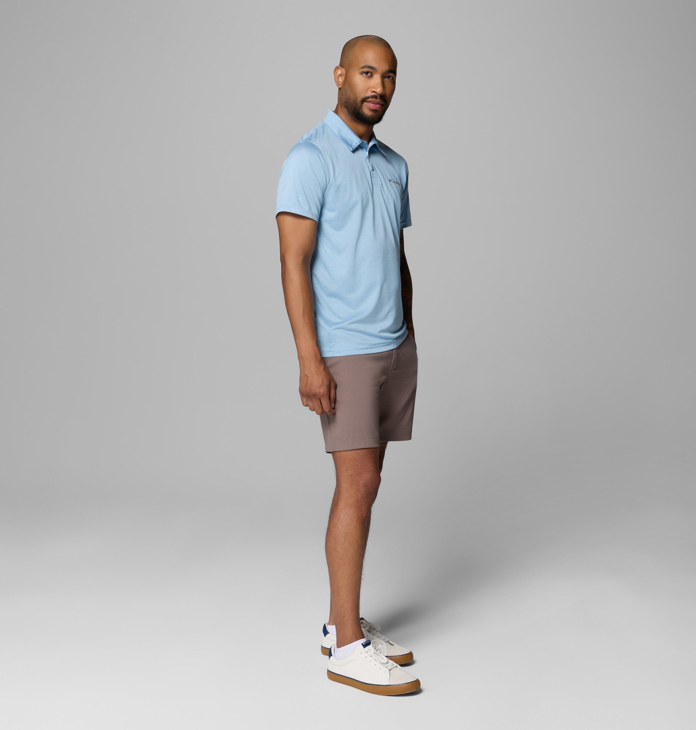 Columbia Poloshirt lockere Passform, Kurzarm, für Wanderungen und aktive Freizeit