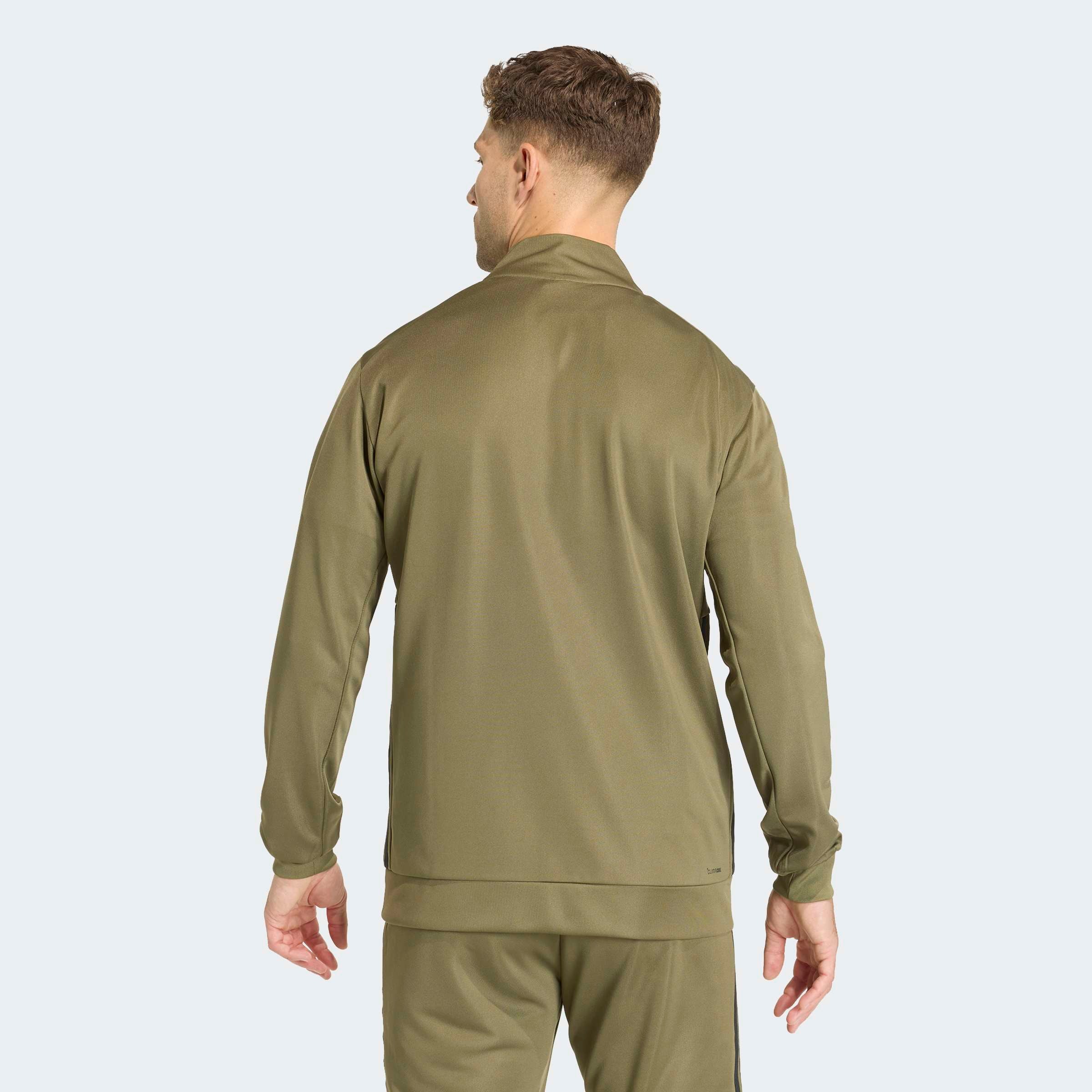 adidas Performance Trainingsjacke »WORKOUT ESSENTIALS ALL-SET 3-STREIFEN, GEWIRKTES MATERIAL«