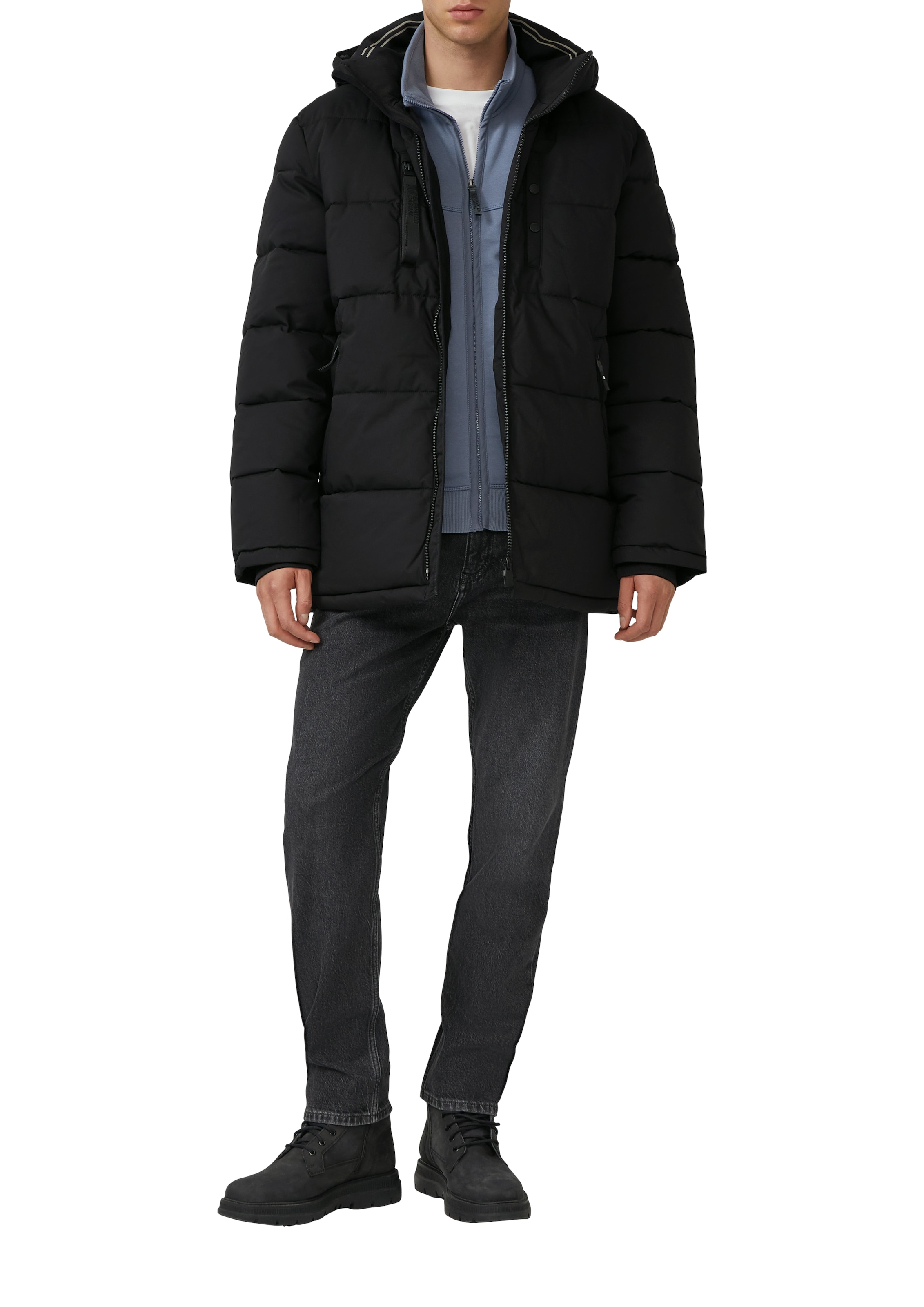 s.Oliver Sweatjacke mit Stehkragen