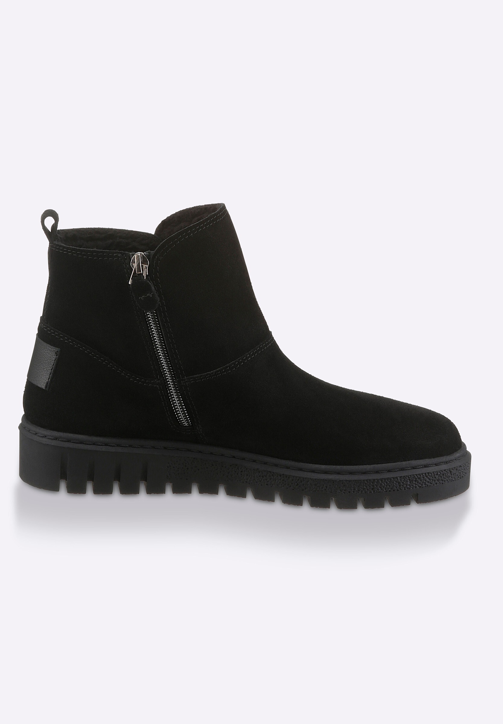 airsoft modern+ Stiefelette »Stiefelette Stiefelette mit seitlichem Reißverschluss«