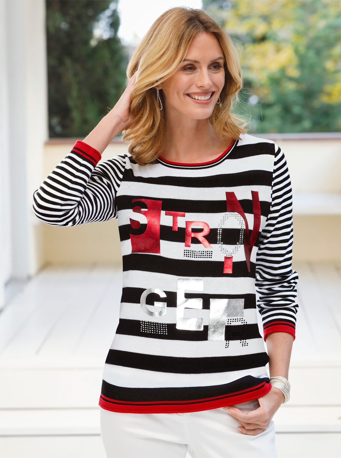 Inspirationen Streifenpullover »Pullover«