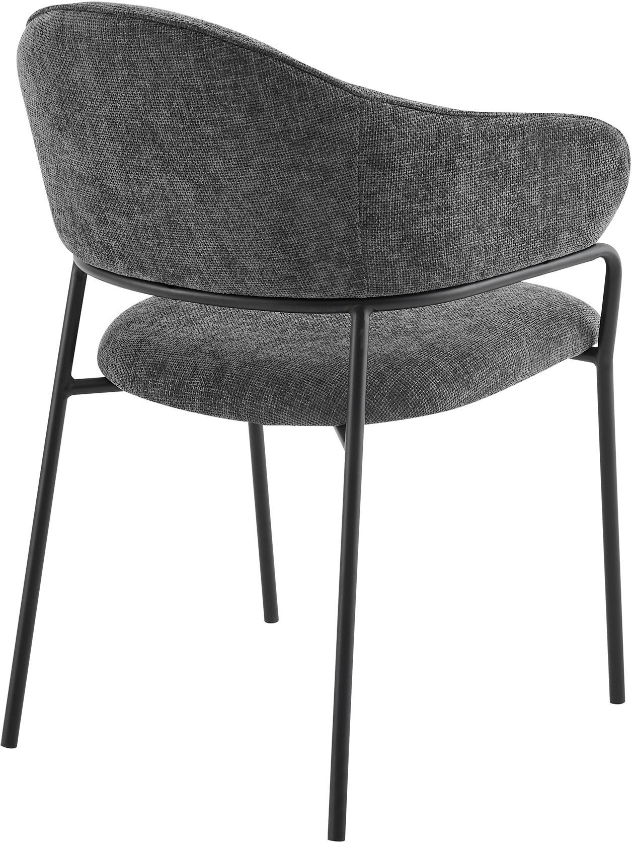 byLIVING Esszimmerstuhl »Curve« (Set) 2 Stk. Webstoff moderner Stoff Stuhl mit gemütlichem Sitzkomfort, verschiedene Farben.