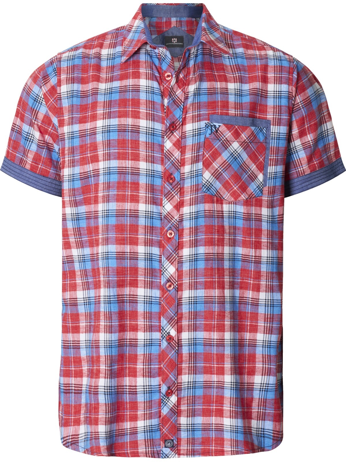 Jan Vanderstorm Kurzarmhemd »Kurzarmhemd HAAKER«