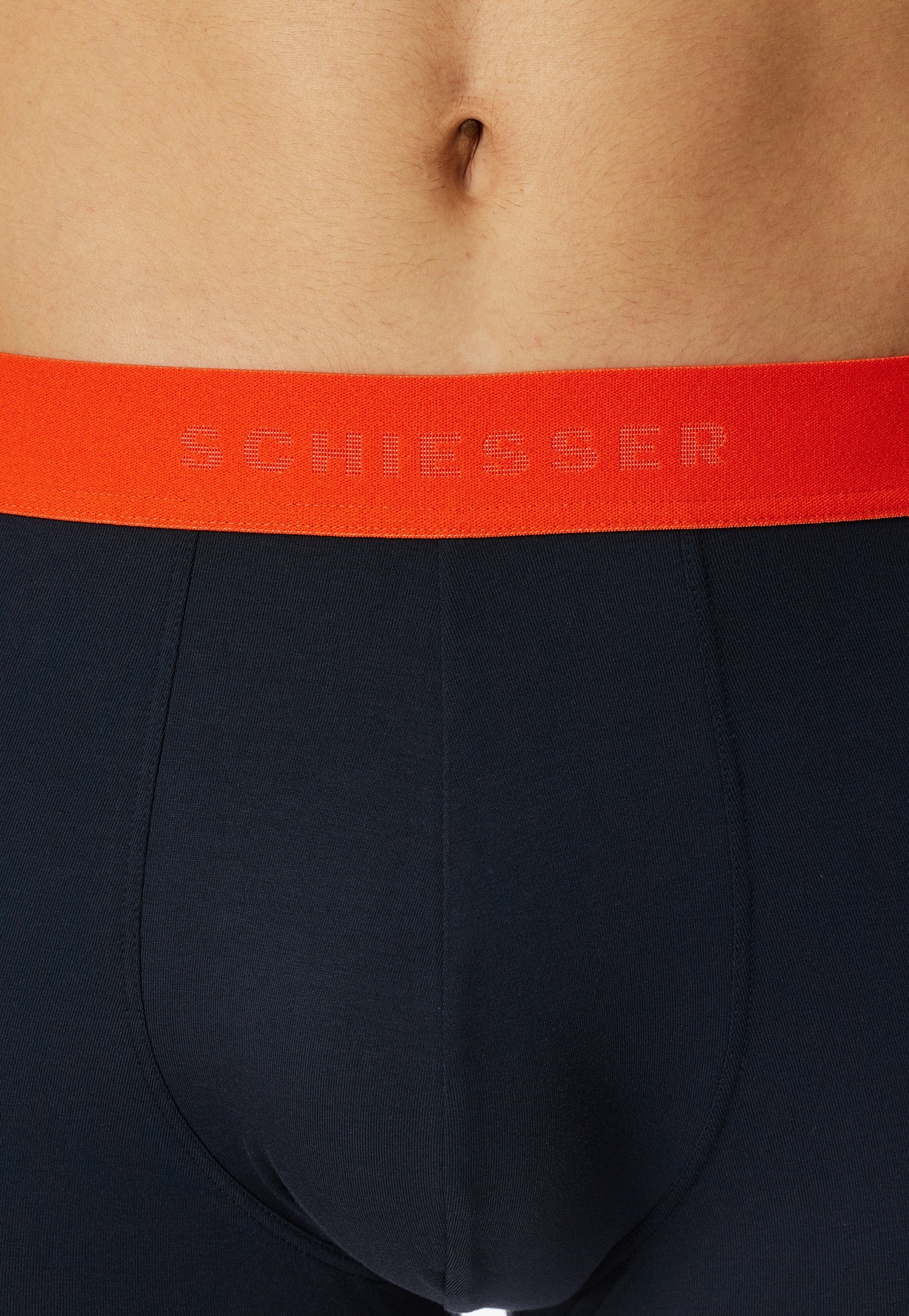 Schiesser Boxershorts »"95/5"«, (5er Pack), farblich abgesetzter, sportlicher Logo-Webgummibund