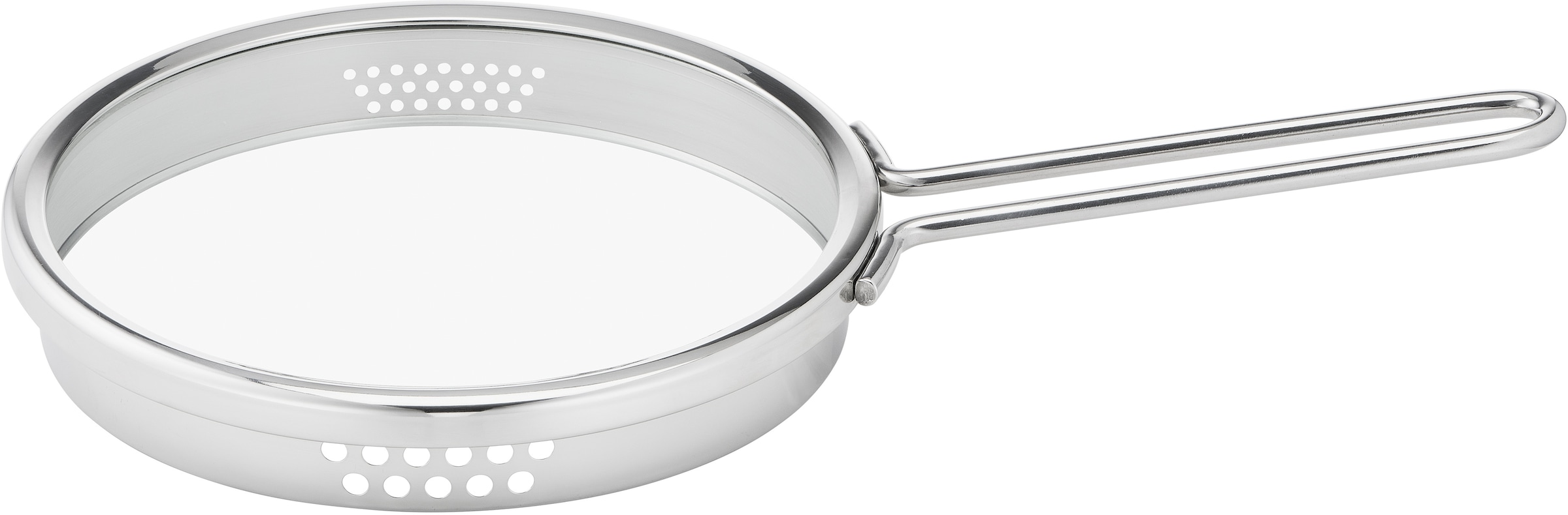 Tefal Kasserolle »Nordica, kleiner Topf Induktion 16 cm«, Edelstahl, (1 tlg.), Siebdeckel zum sicheren und mühelosen Abgießen, Doppelgriff