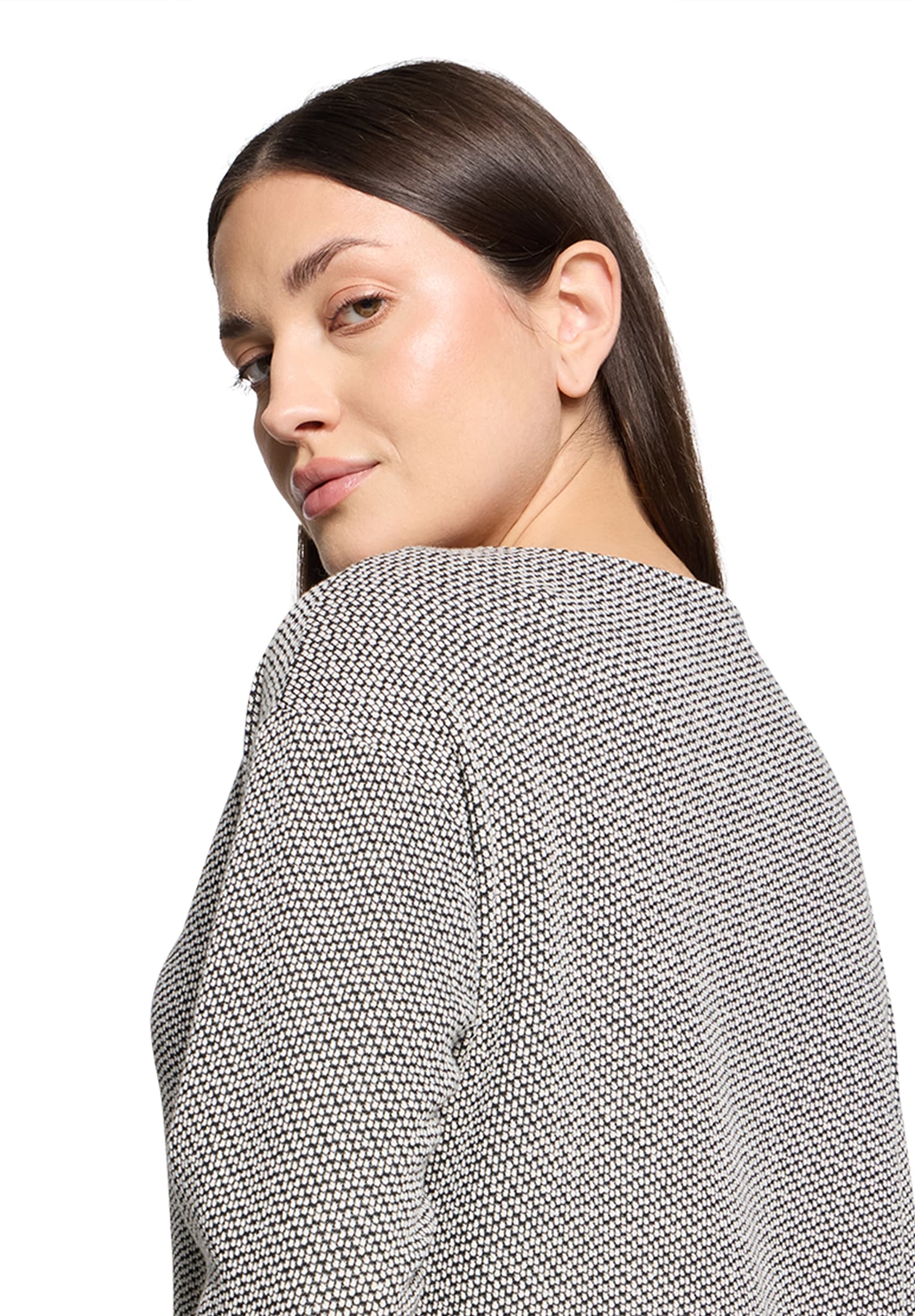 Betty&Co Rundhalsshirt »Casual-Shirt mit Struktur«