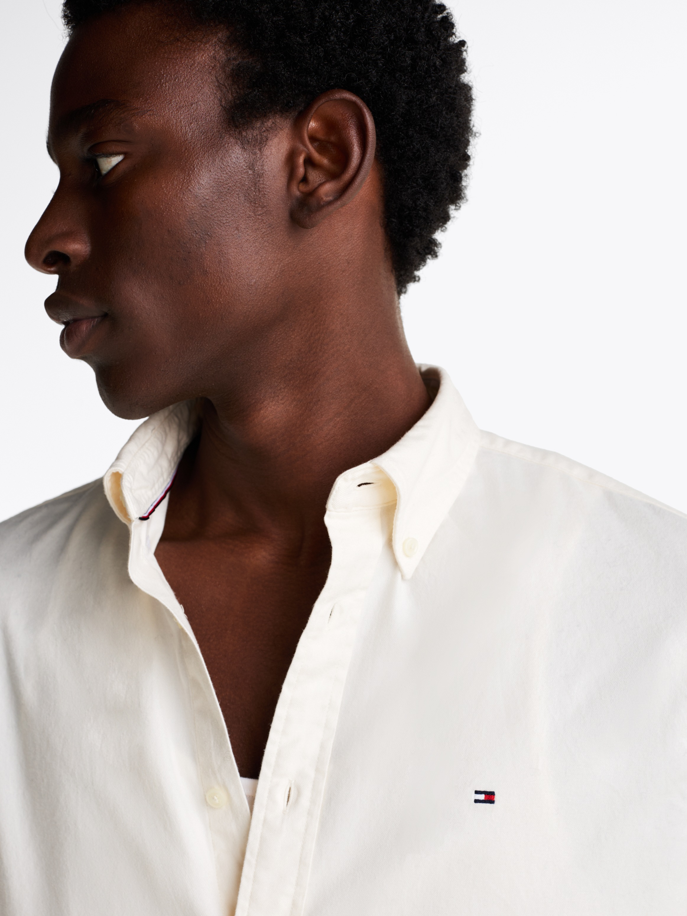 Tommy Hilfiger Businesshemd »FLEX BRUSHED SOLID RF SHIRT«
