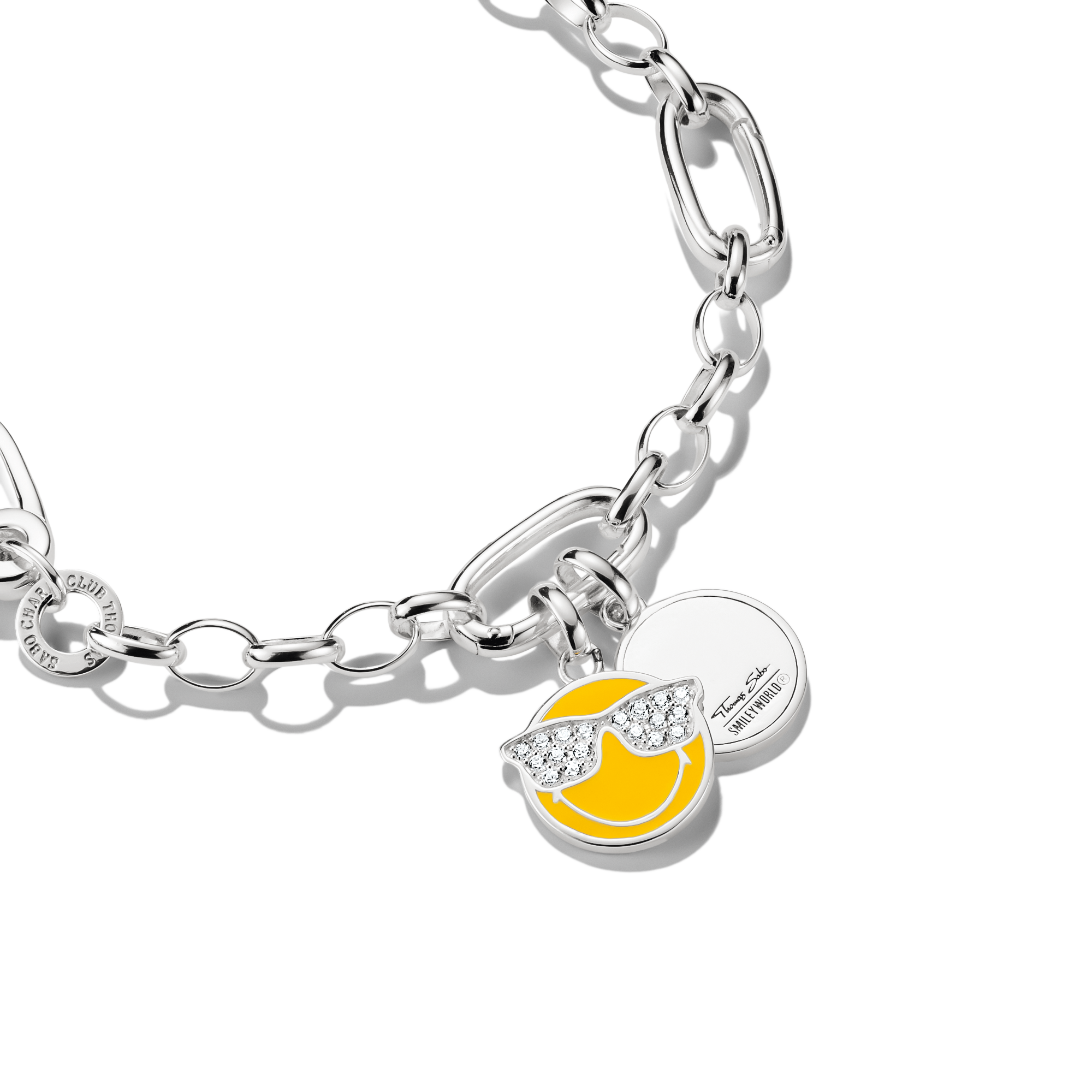THOMAS SABO Charm-Einhänger »SMILEYWORLD®Dollars Charm - Connect«
