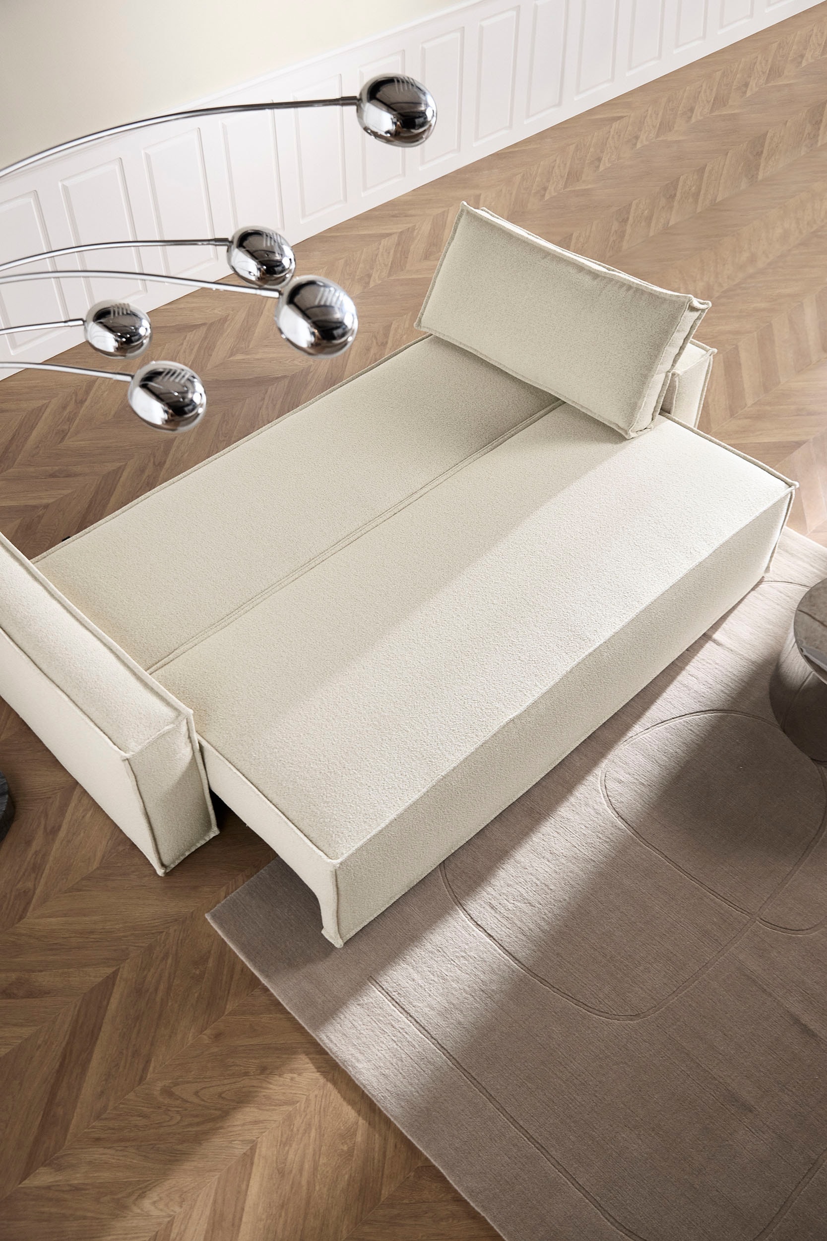 INNOVATION LIVING ™ 3-Sitzer »Newilla Schlafsofa«, 10cm Pocket Spring Komfort, großer Stauraum, stabile Stahlkonstruktion