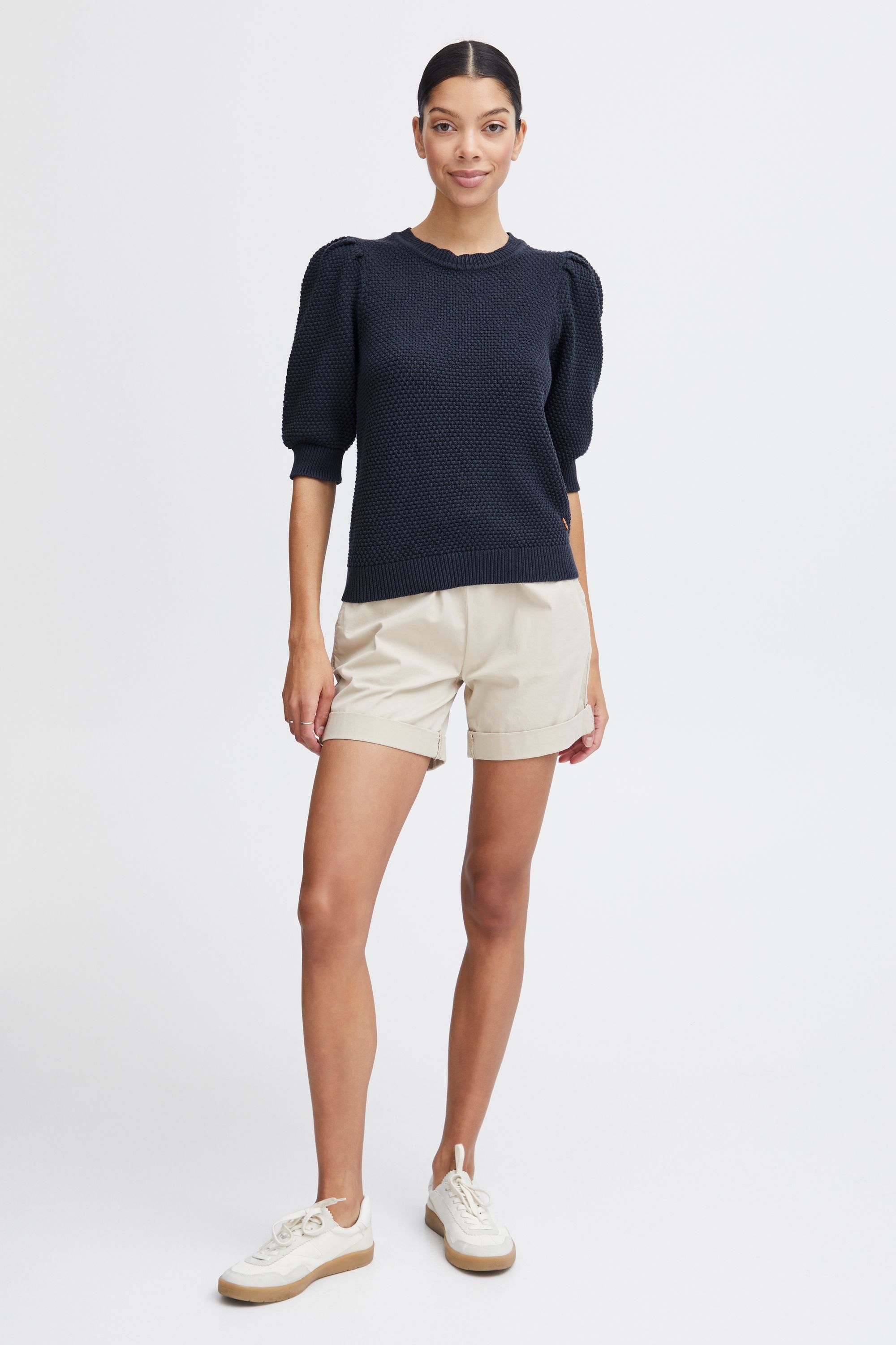 OXMO Strickfleece-Pullover »Strickpullover OXMicha«