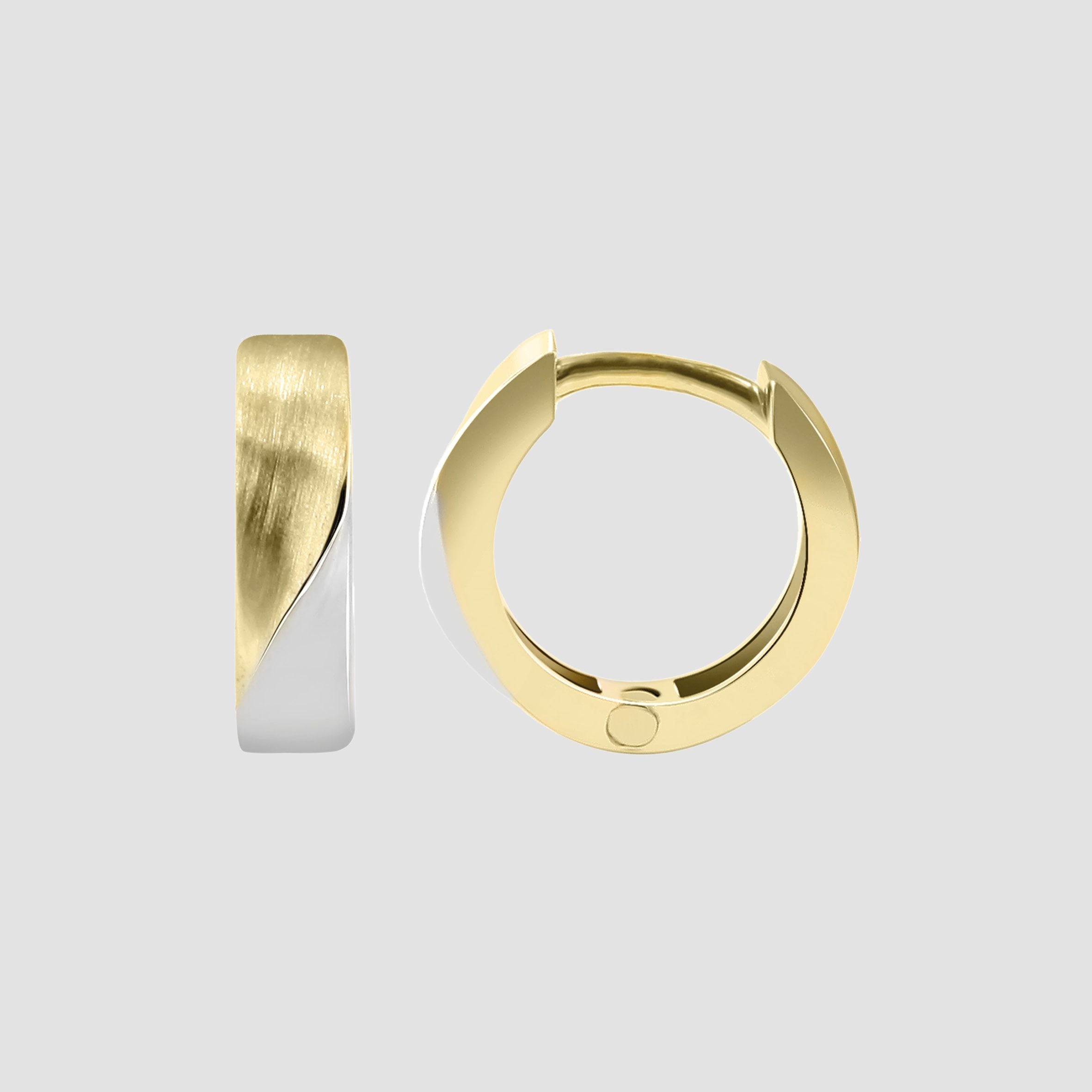 Adelia´s Paar Creolen »Damen Ohrringe ¿ Klappcreole aus 375 Gold«