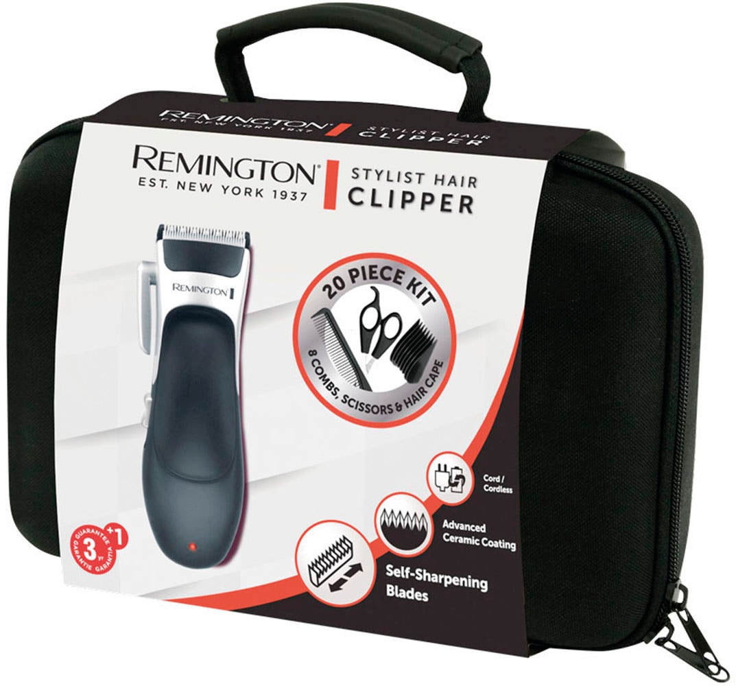 Remington Haarschneider »Stylist, HC363C -« 8 Aufsätze für Herren - 8 Kammaufsätze, kabellos, Profi-Koffer