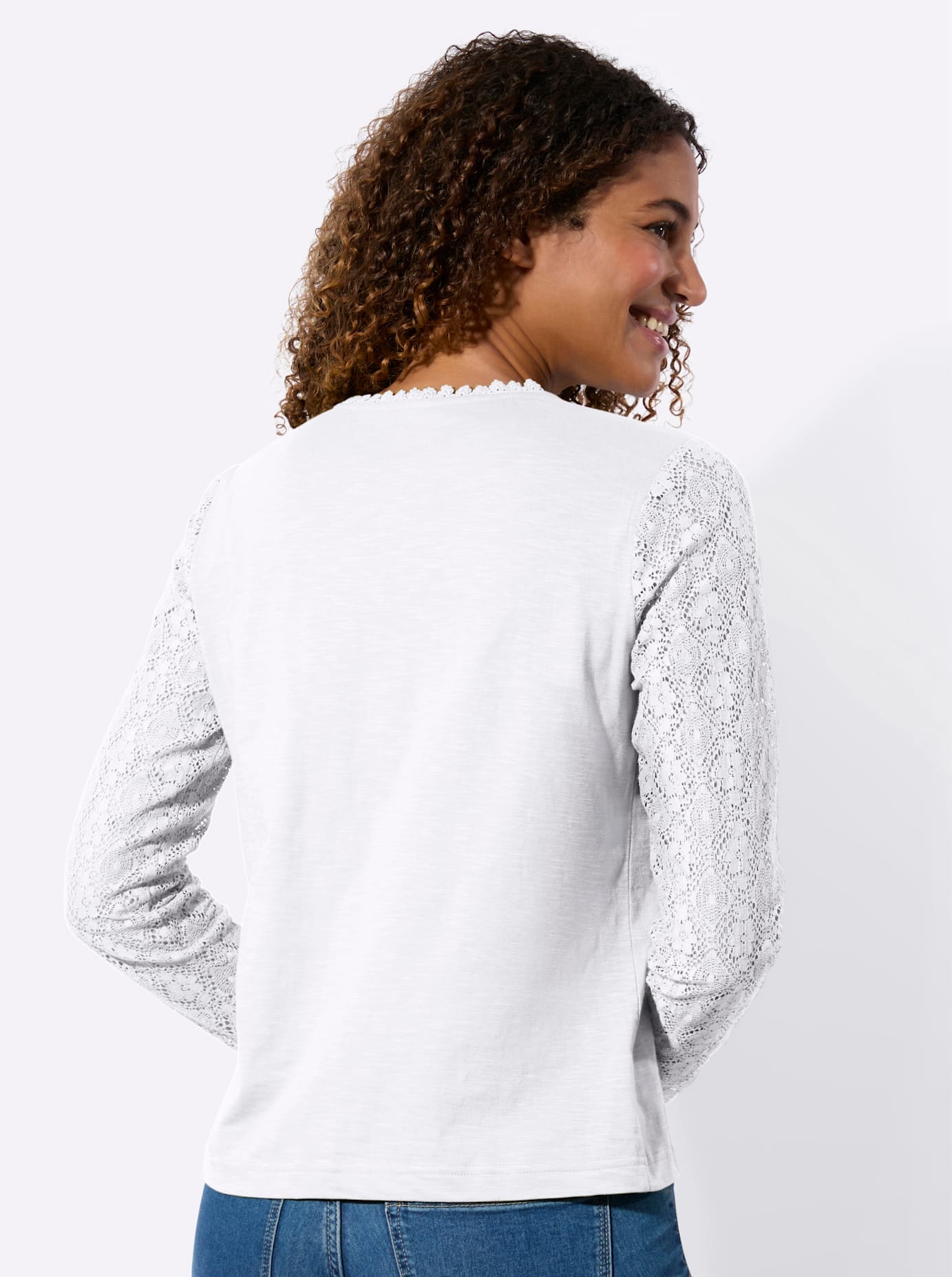 Inspirationen Spitzenshirt »Shirt« 1 tlg.