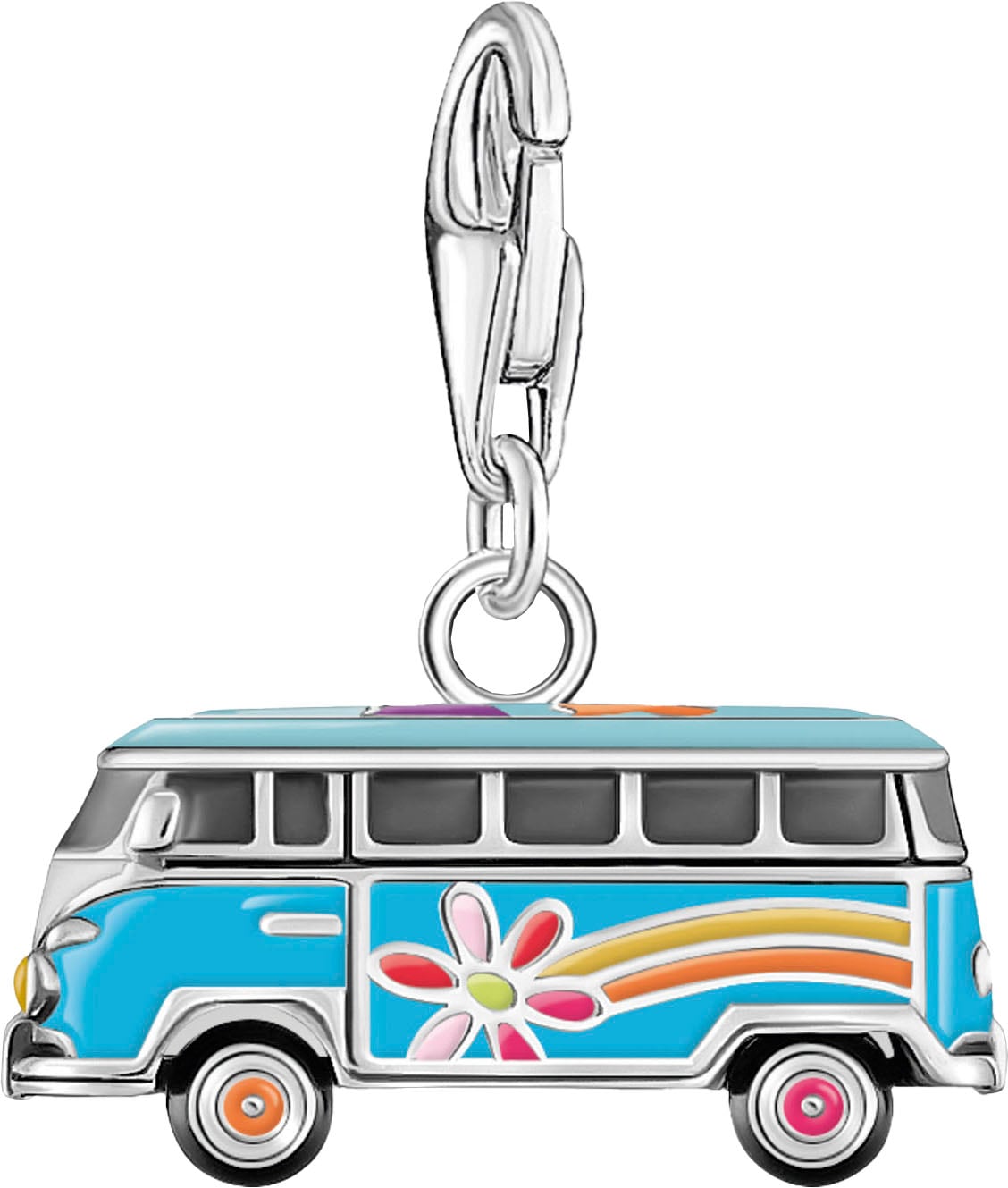 THOMAS SABO Charm-Einhänger »Charm Hippie-Bus bunt, 2210-664-7«