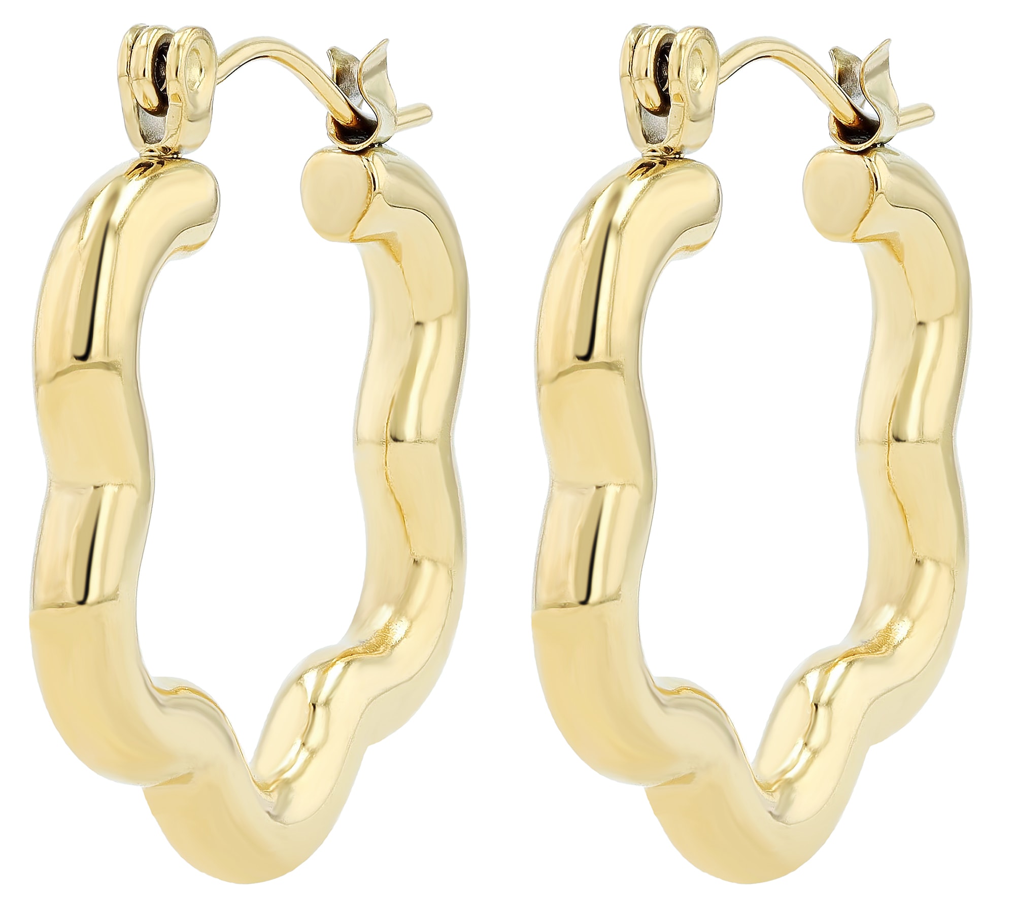 Adelia´s Paar Creolen »Damen Ohrringe ¿ Creole aus Edelstahl«