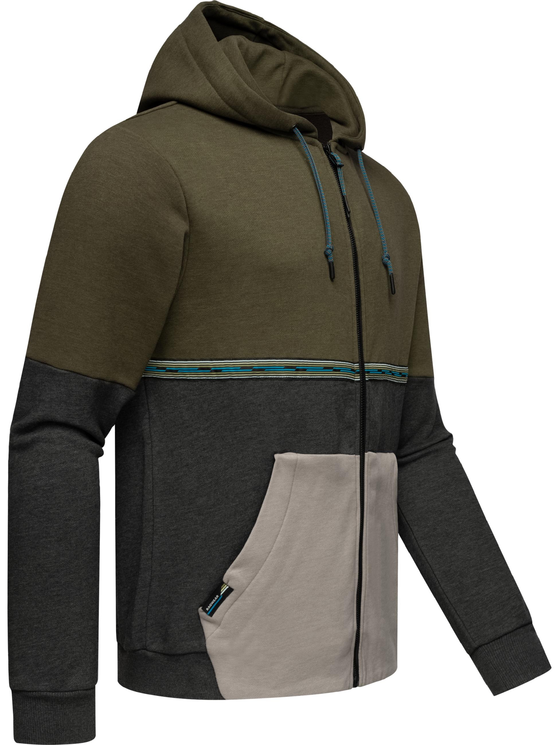 Ragwear Kapuzensweatjacke »Kapuzensweatjacke Blocky«