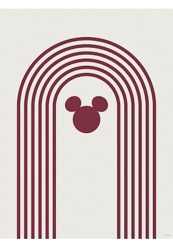 Komar Wandbild »Minimal Mickey«, (1 St.), Deutsches Premium-Poster Fotopapier mit... kaufen