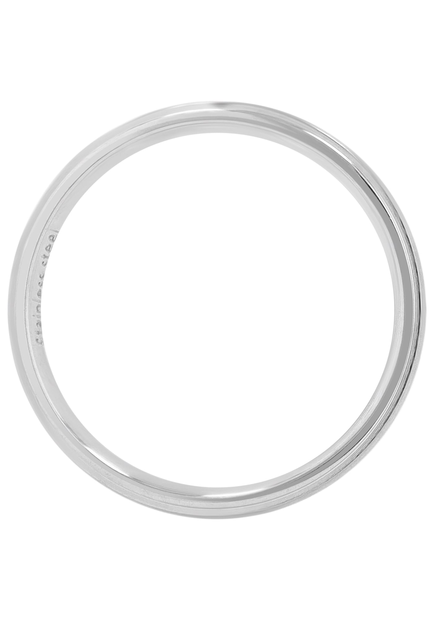 AKZENT Partnerring »Elegant Simplicity, silberfarbig, langlebig«