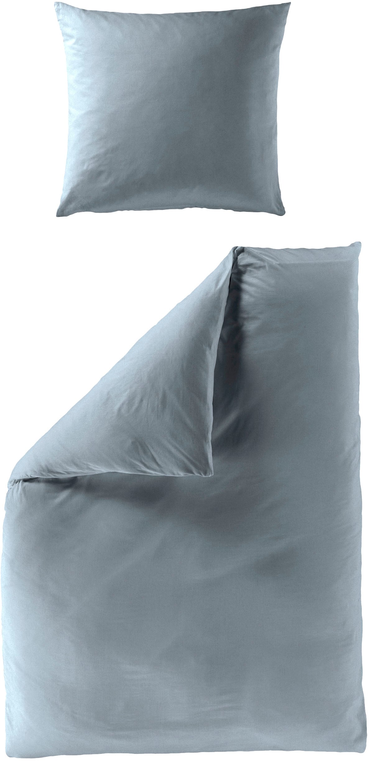 BIERBAUM Bettwäsche »Elegant uni«, Mako-Satin, 100 % Baumwolle, Uni, pflegeleicht