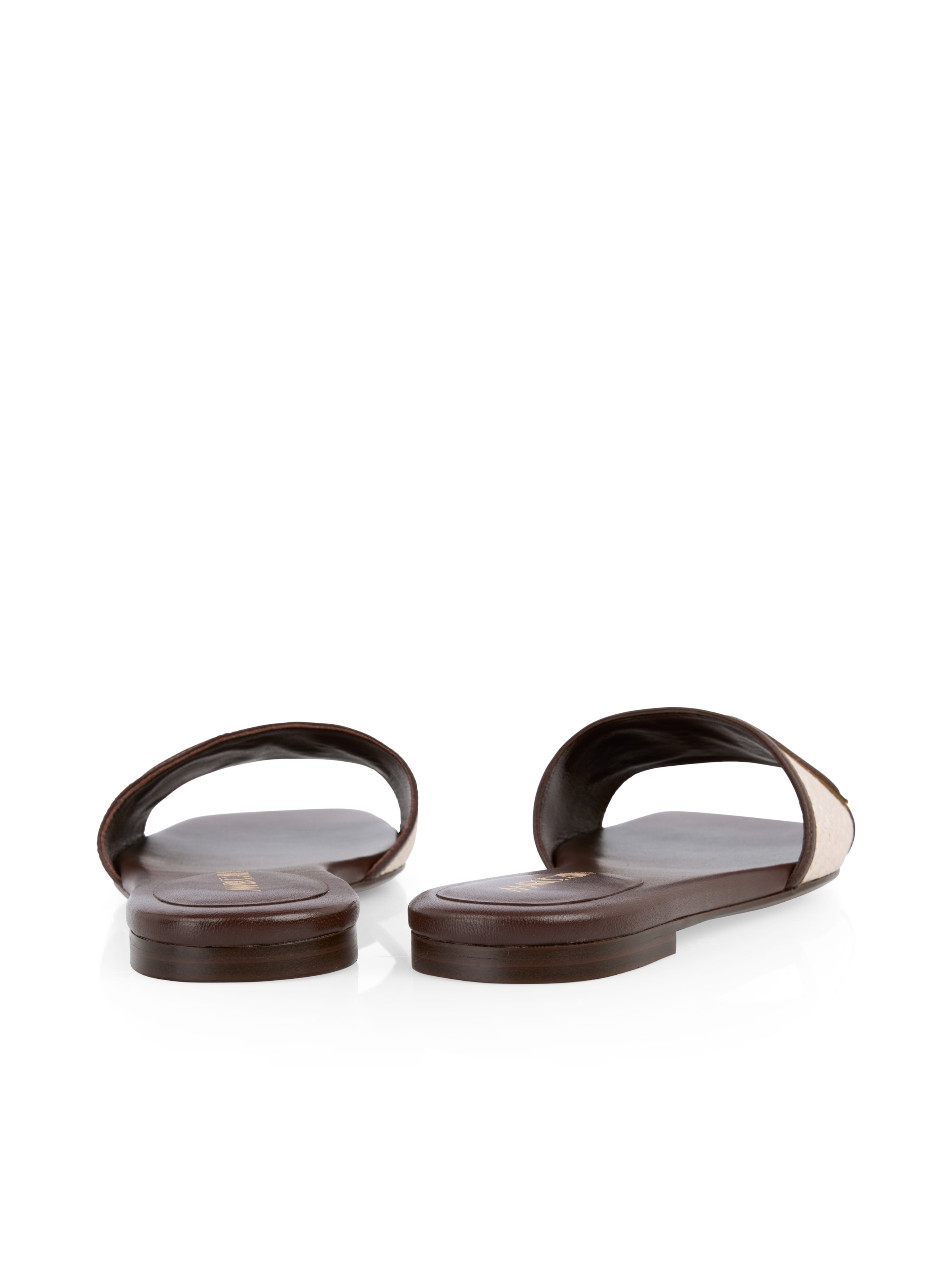 Marc Cain Pantolette »Collections Leo' Oasis«  Sommerschuh, Flats mit markantem MC Logo